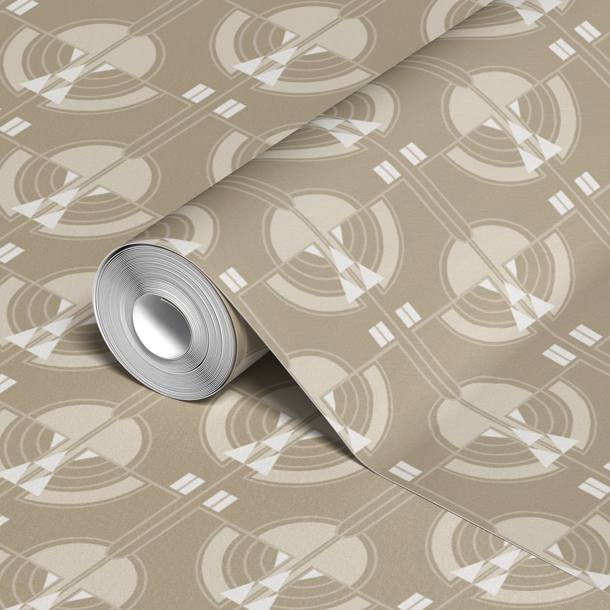 wallpaper roll closeup mockup