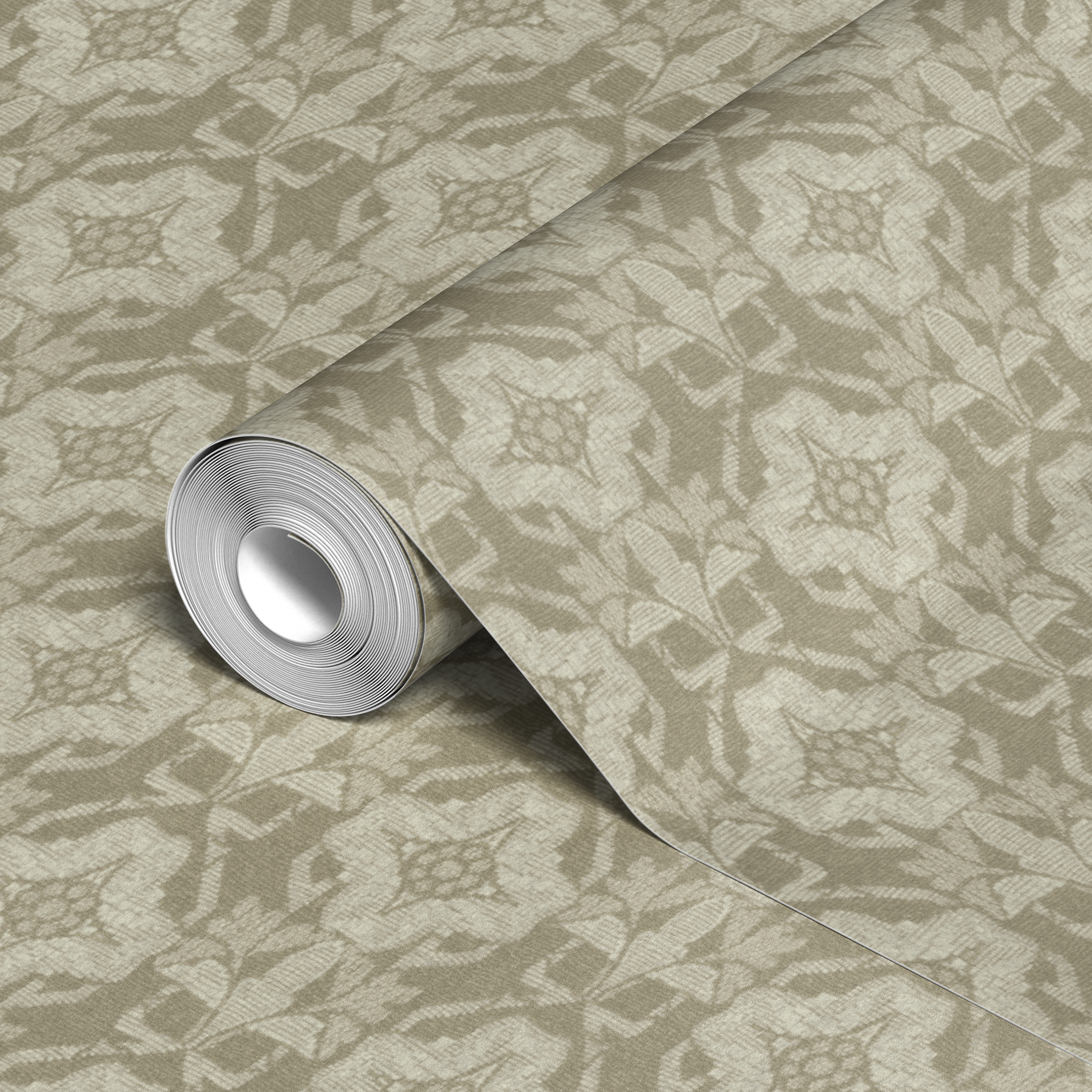 wallpaper roll closeup mockup