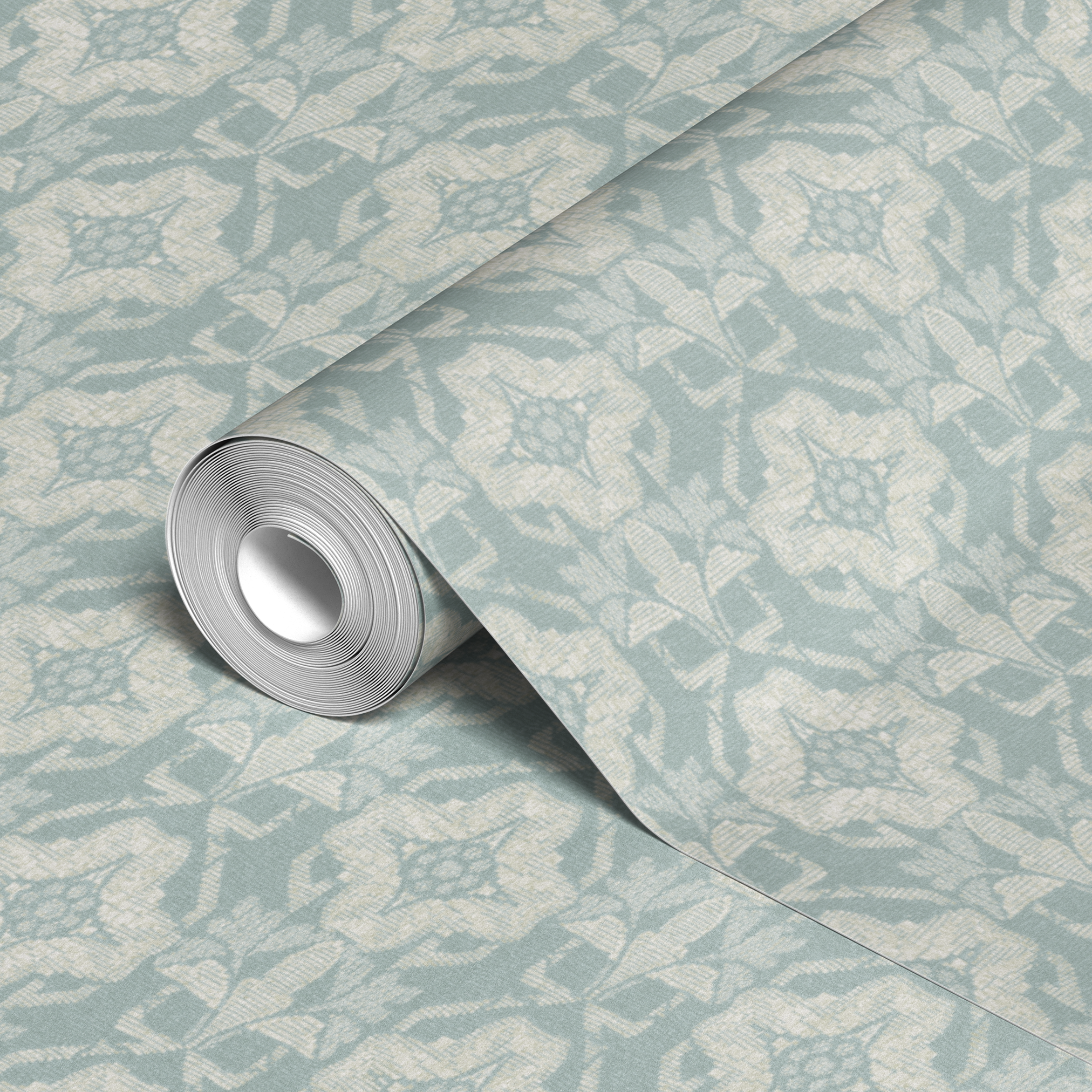 wallpaper roll closeup mockup