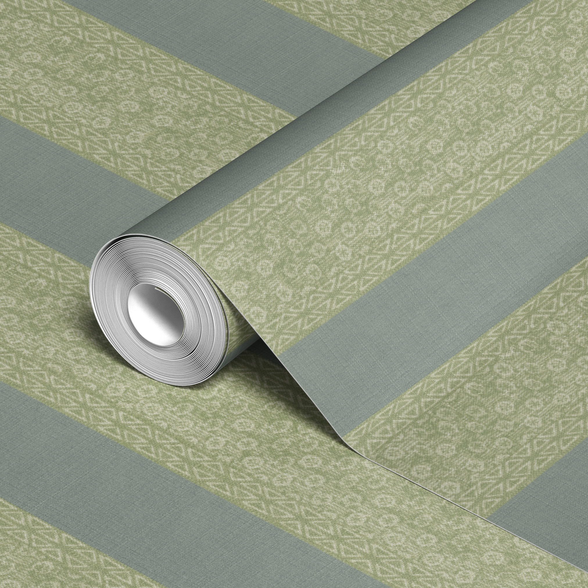 wallpaper roll closeup mockup