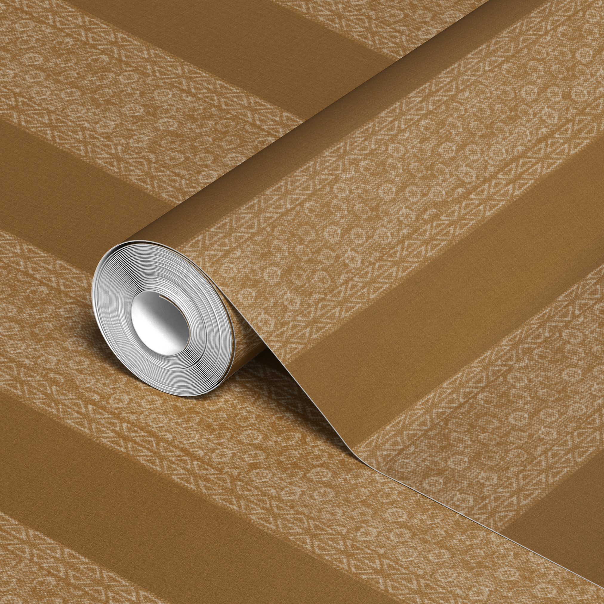 wallpaper roll closeup mockup