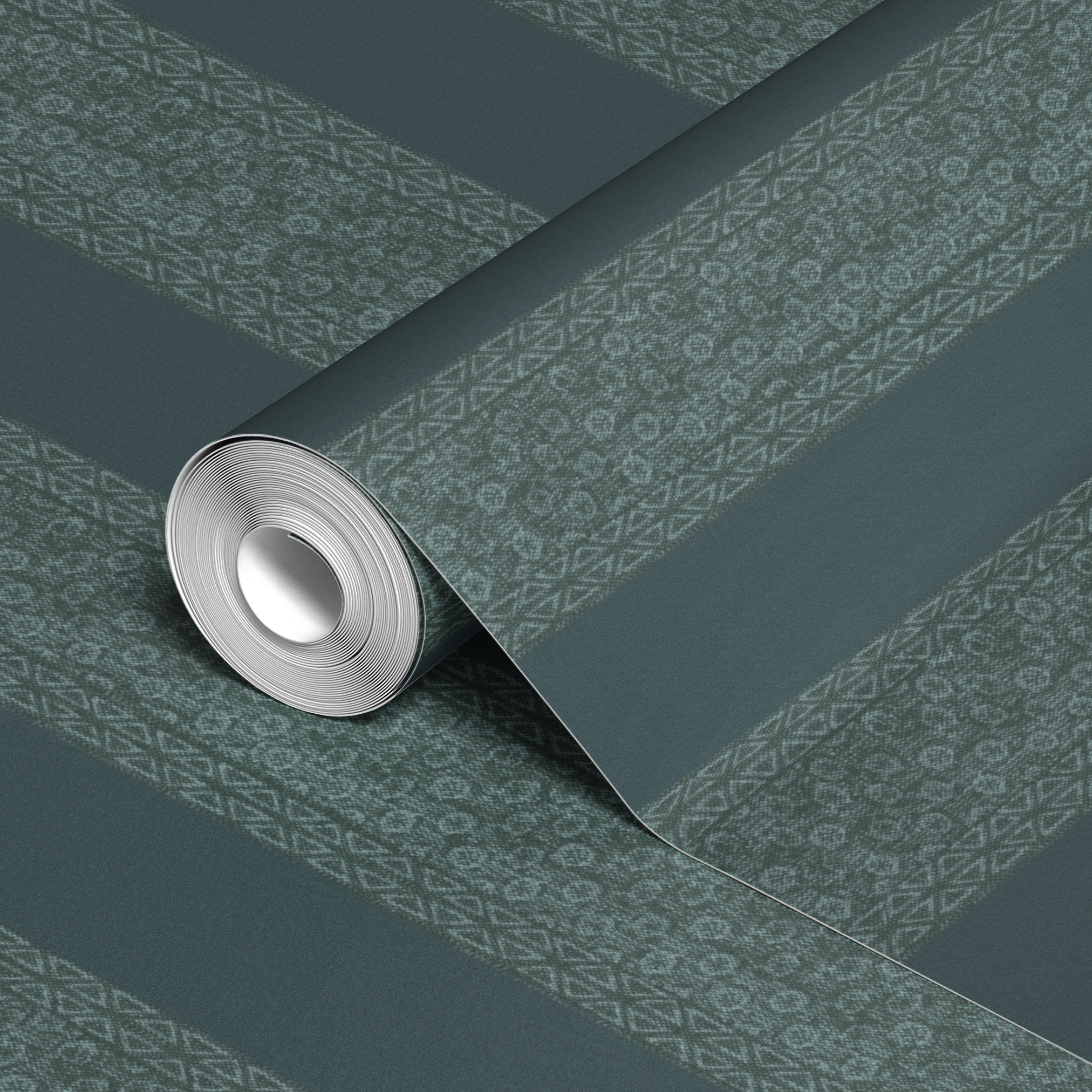 wallpaper roll closeup mockup