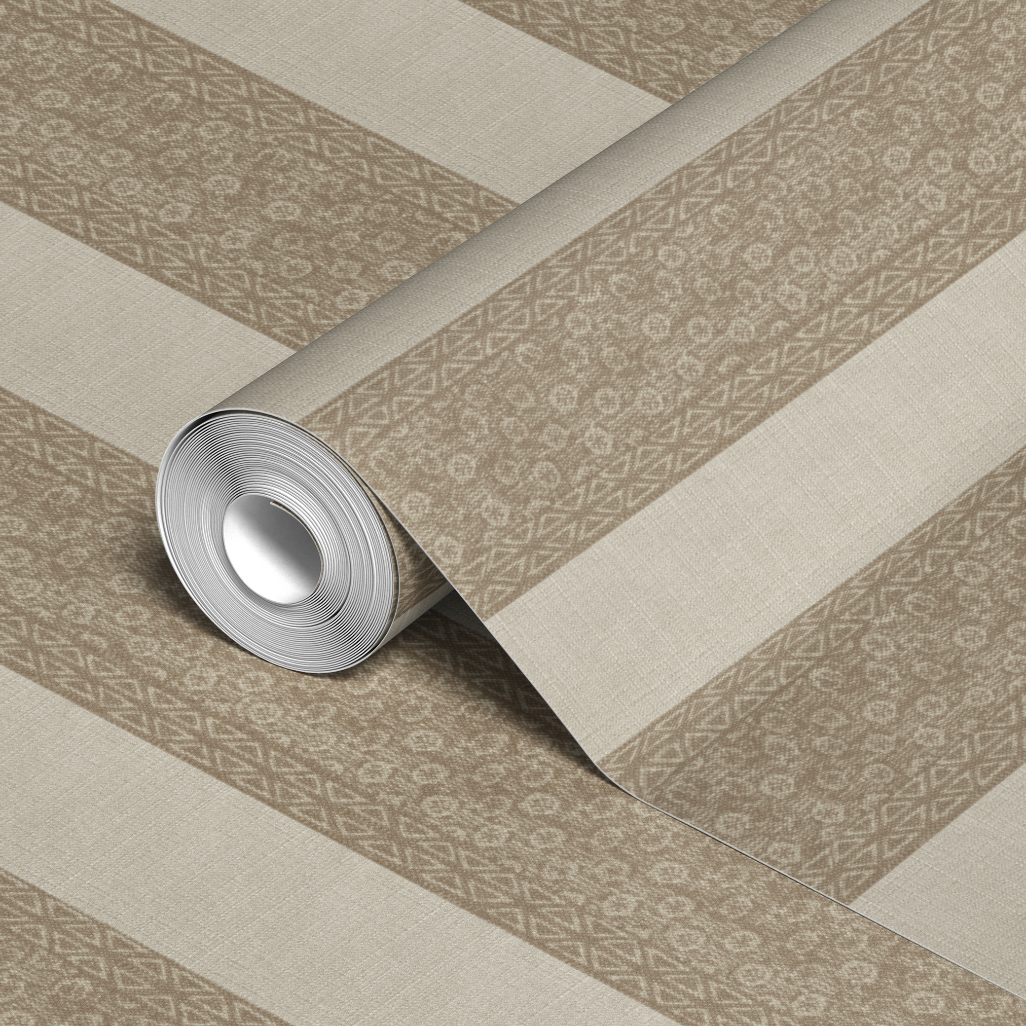 wallpaper roll closeup mockup