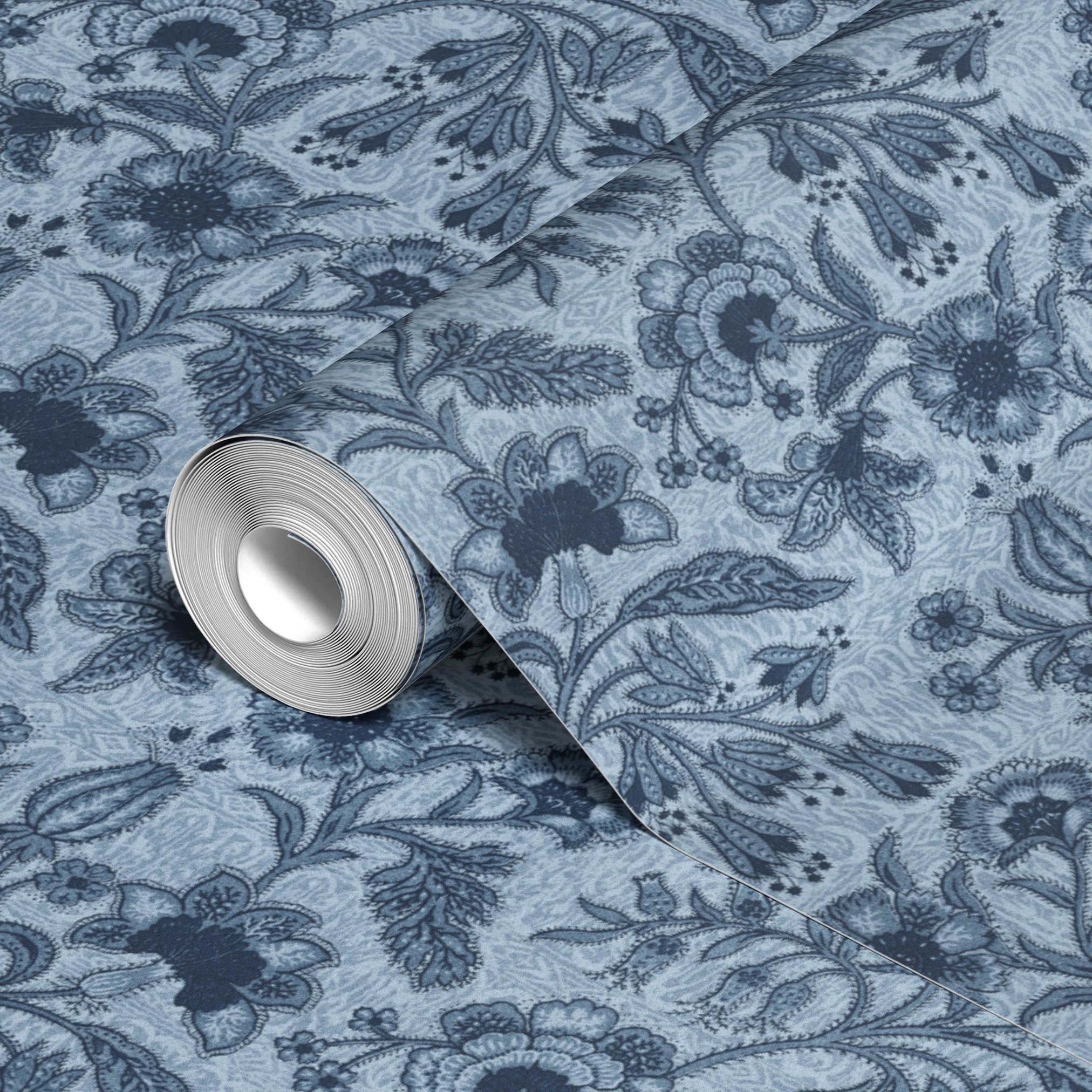 wallpaper roll closeup mockup