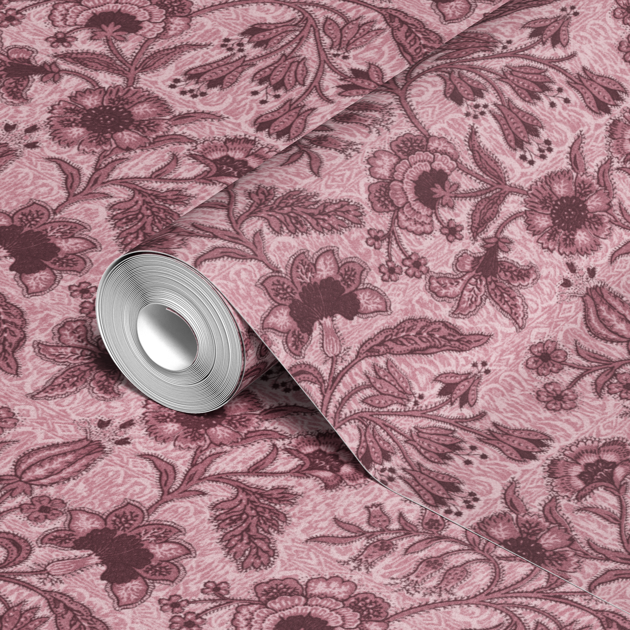 wallpaper roll closeup mockup