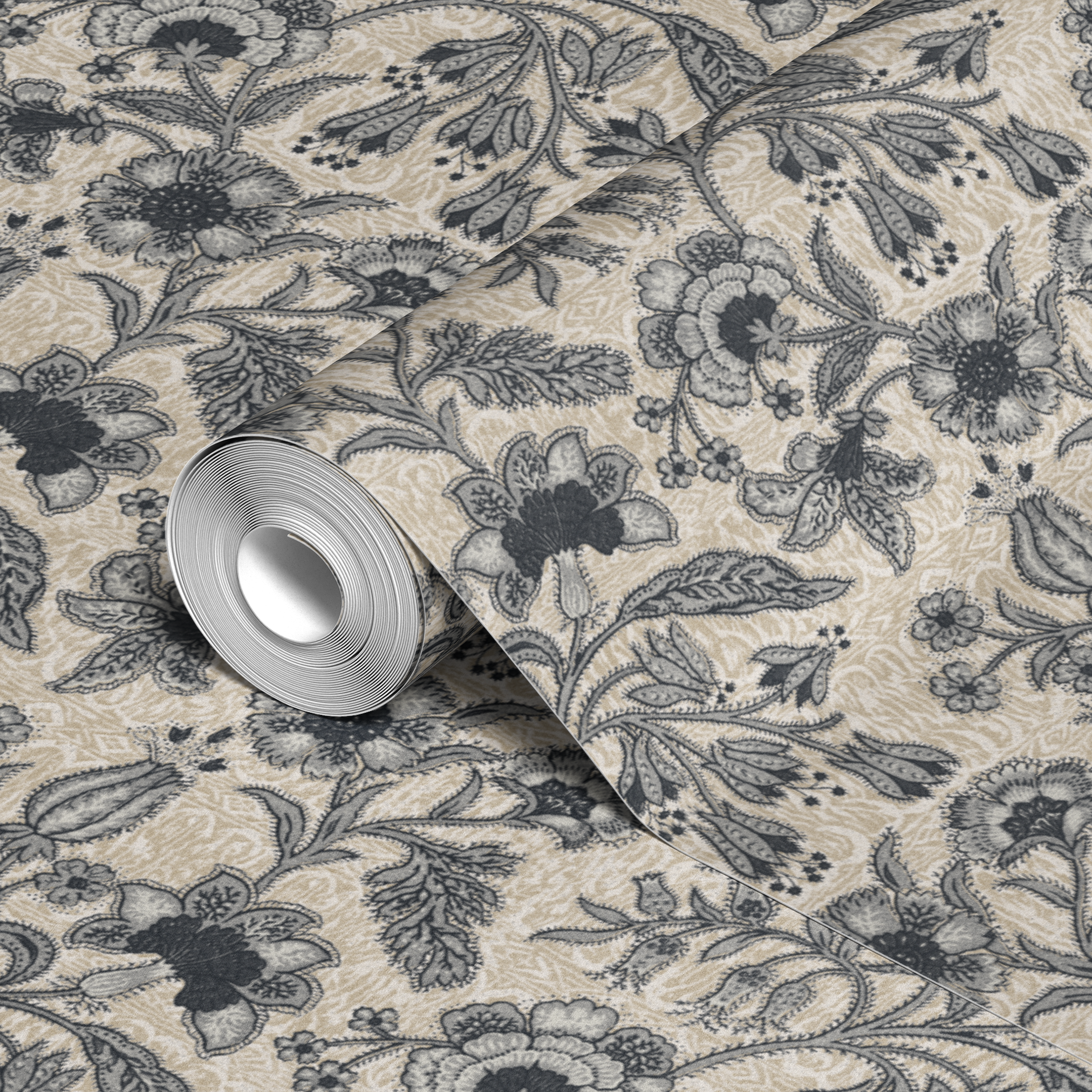 wallpaper roll closeup mockup