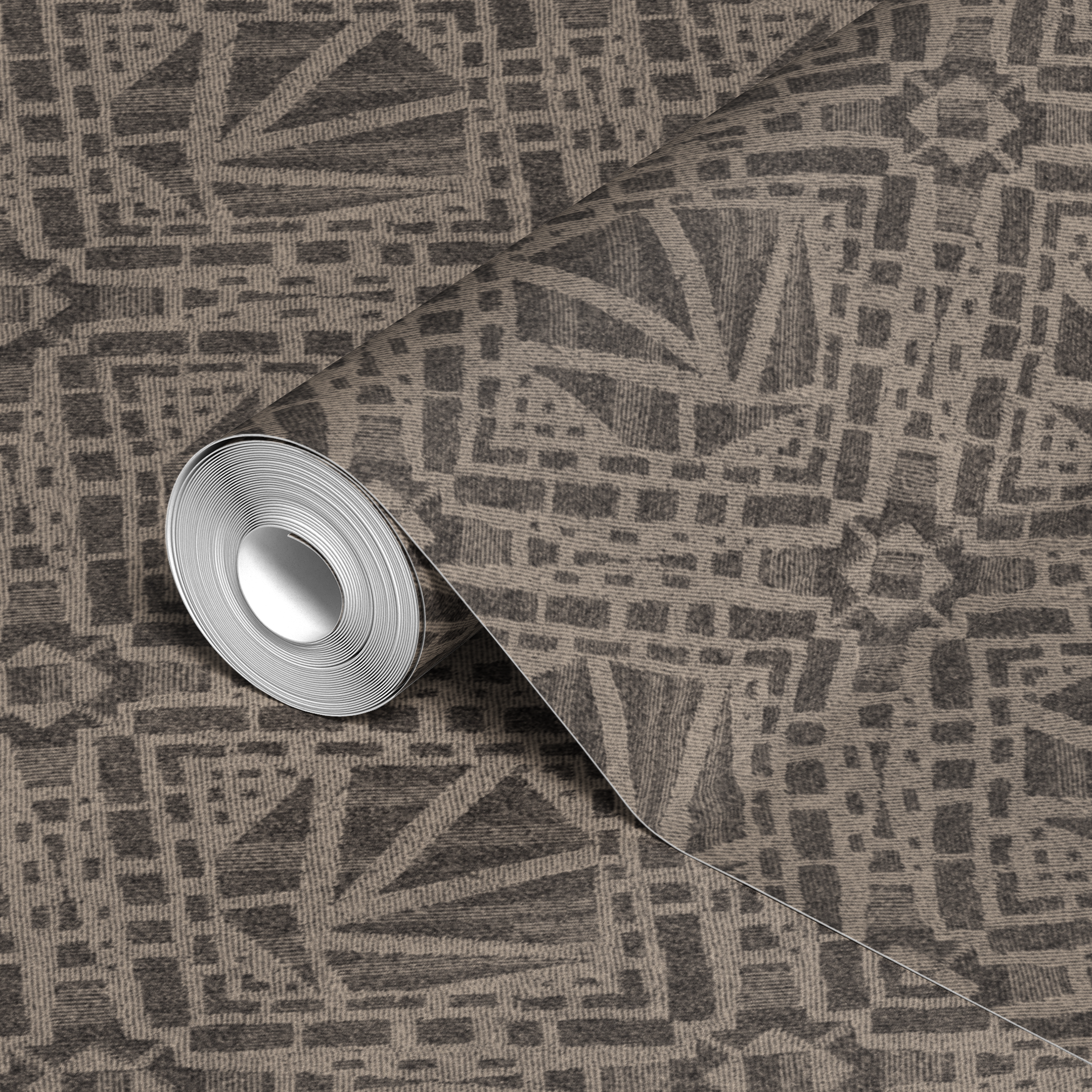 wallpaper roll closeup mockup