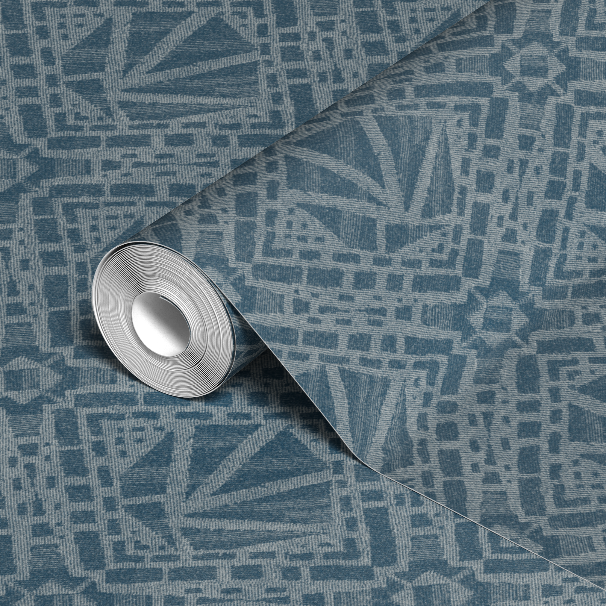 wallpaper roll closeup mockup