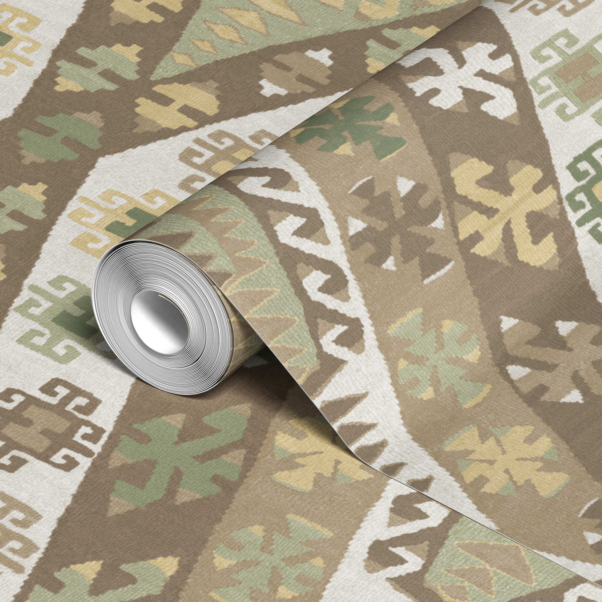 wallpaper roll closeup mockup