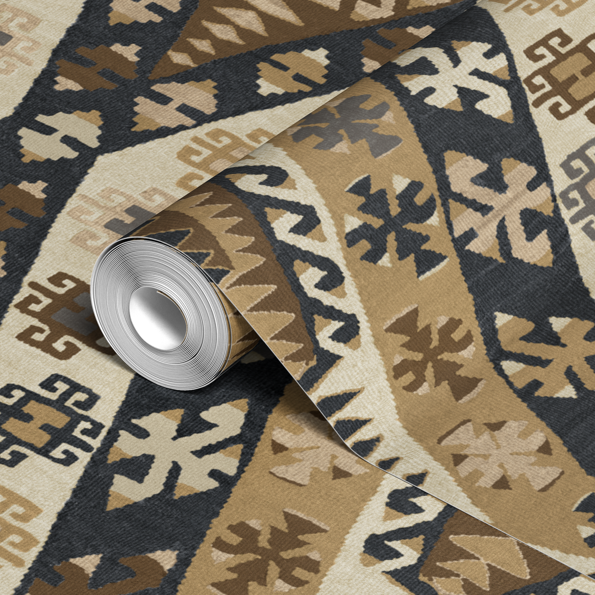 wallpaper roll closeup mockup