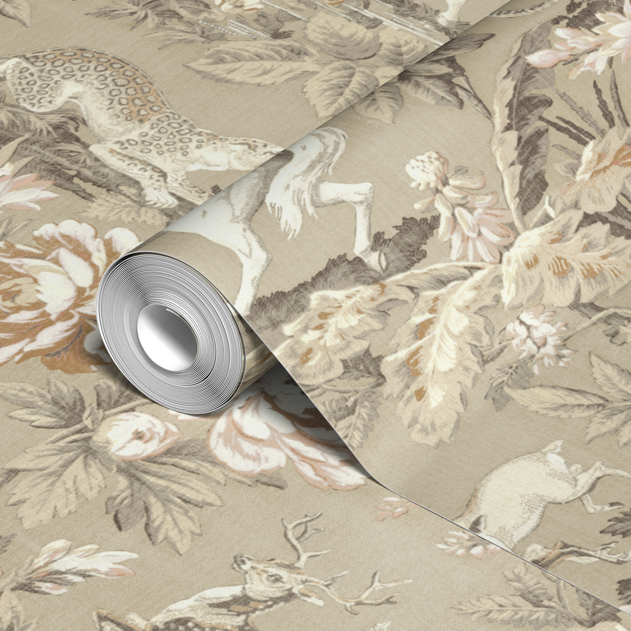 wallpaper roll closeup mockup