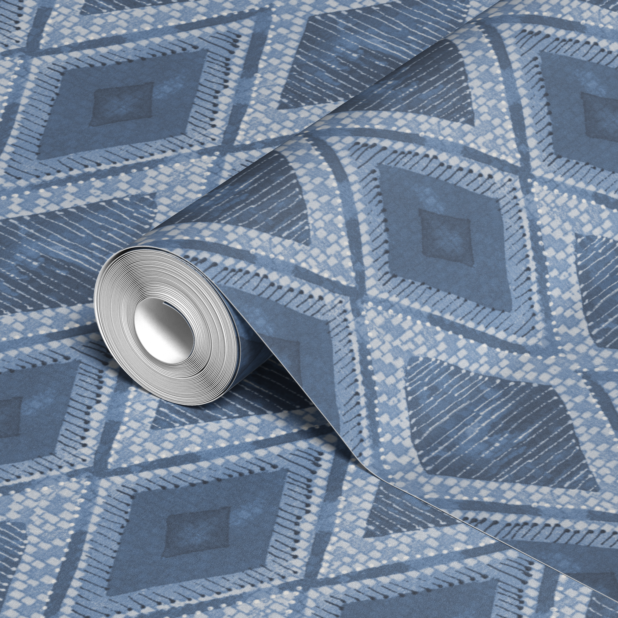 wallpaper roll closeup mockup