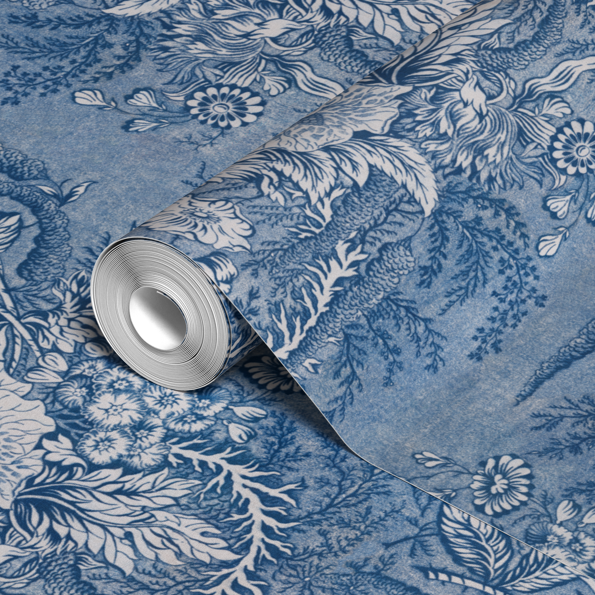 wallpaper roll closeup mockup