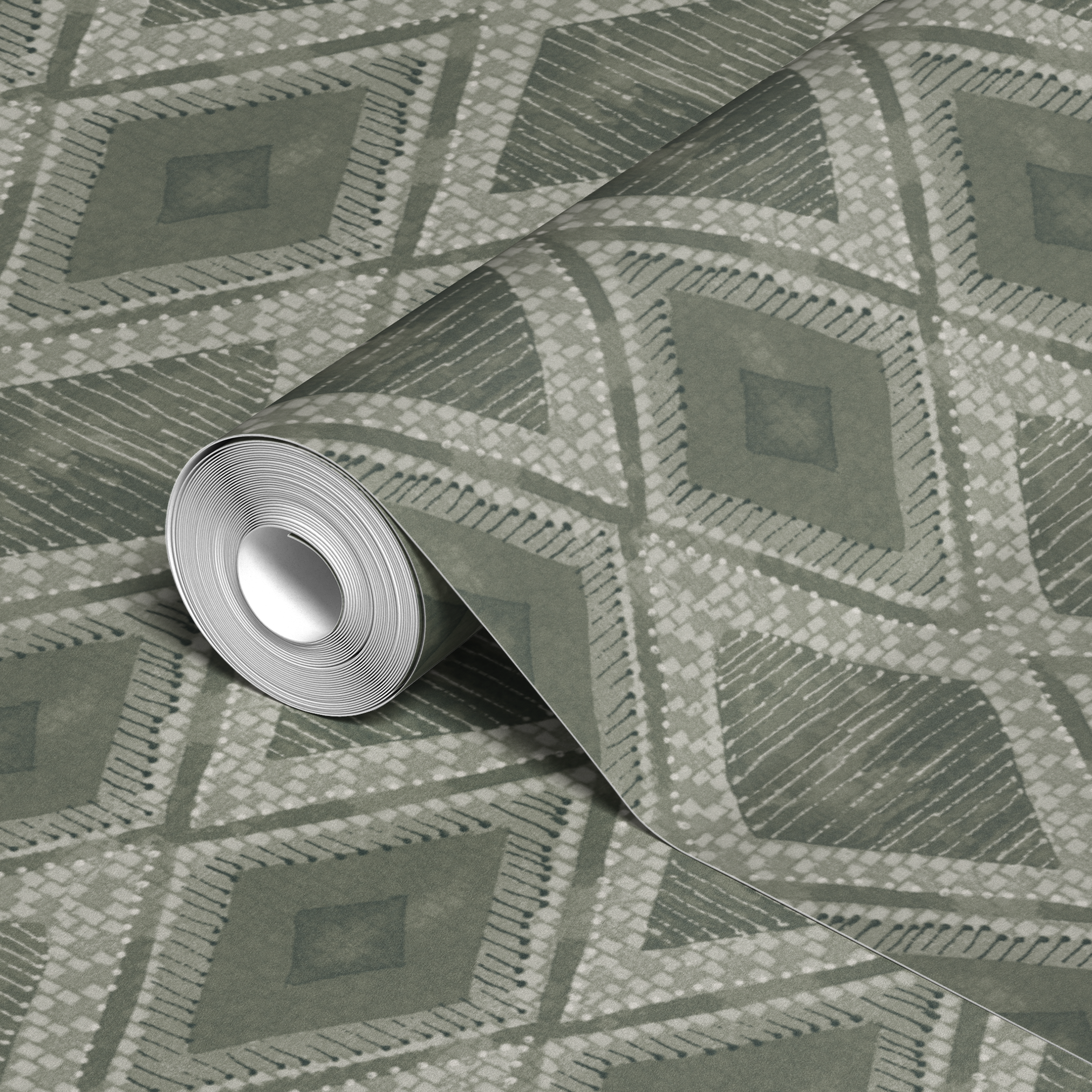 wallpaper roll closeup mockup