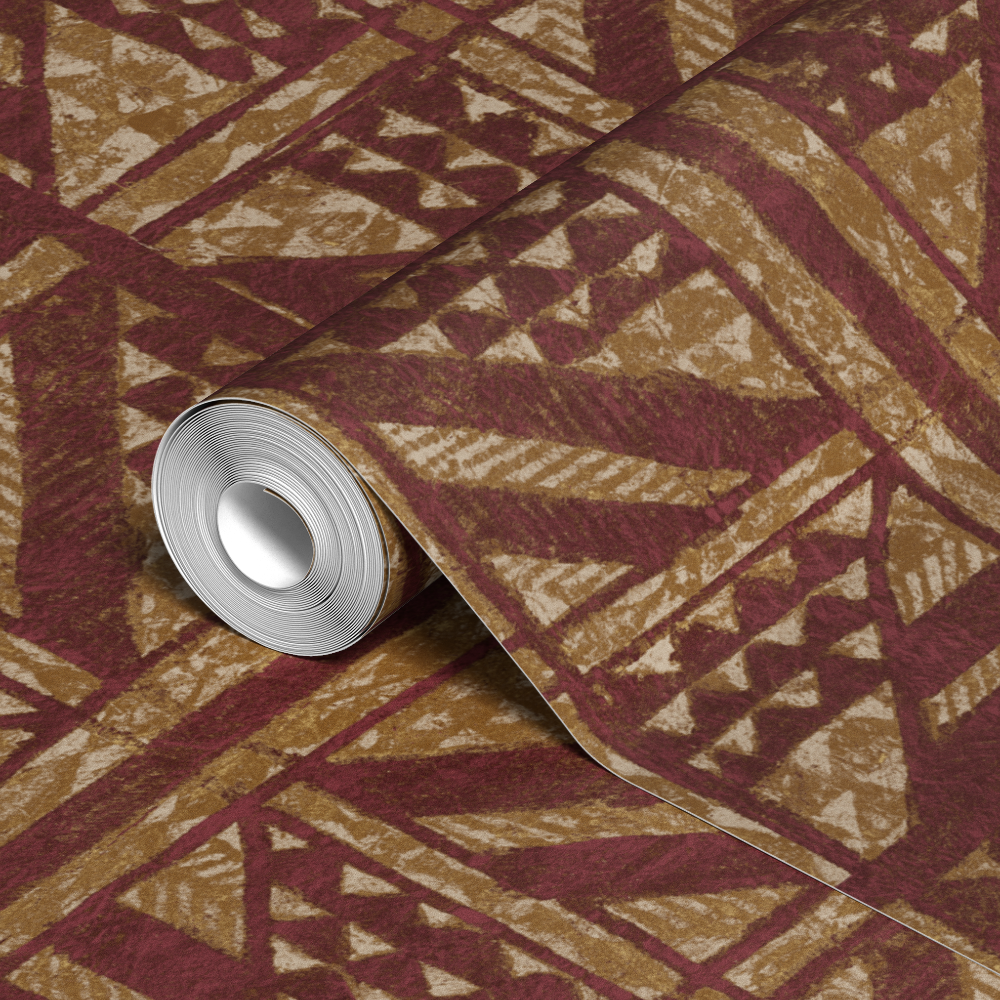 wallpaper roll closeup mockup