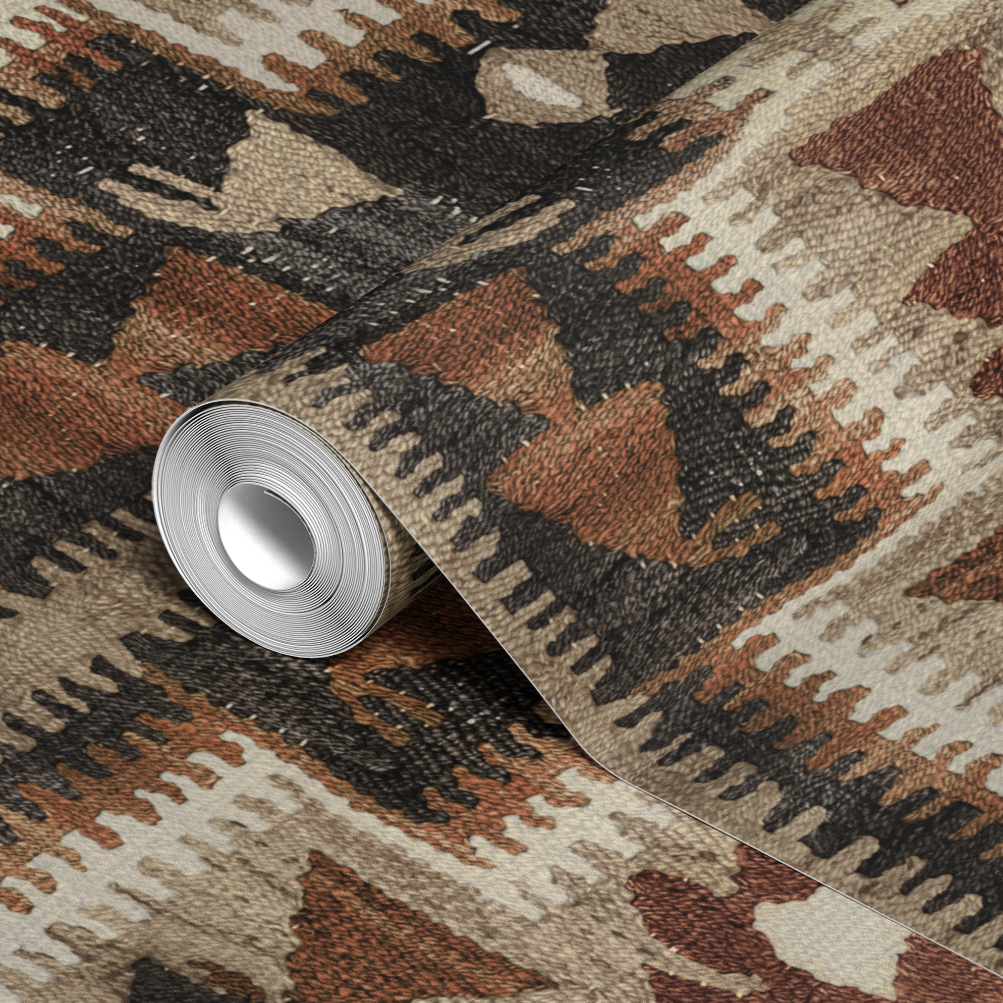 wallpaper roll closeup mockup