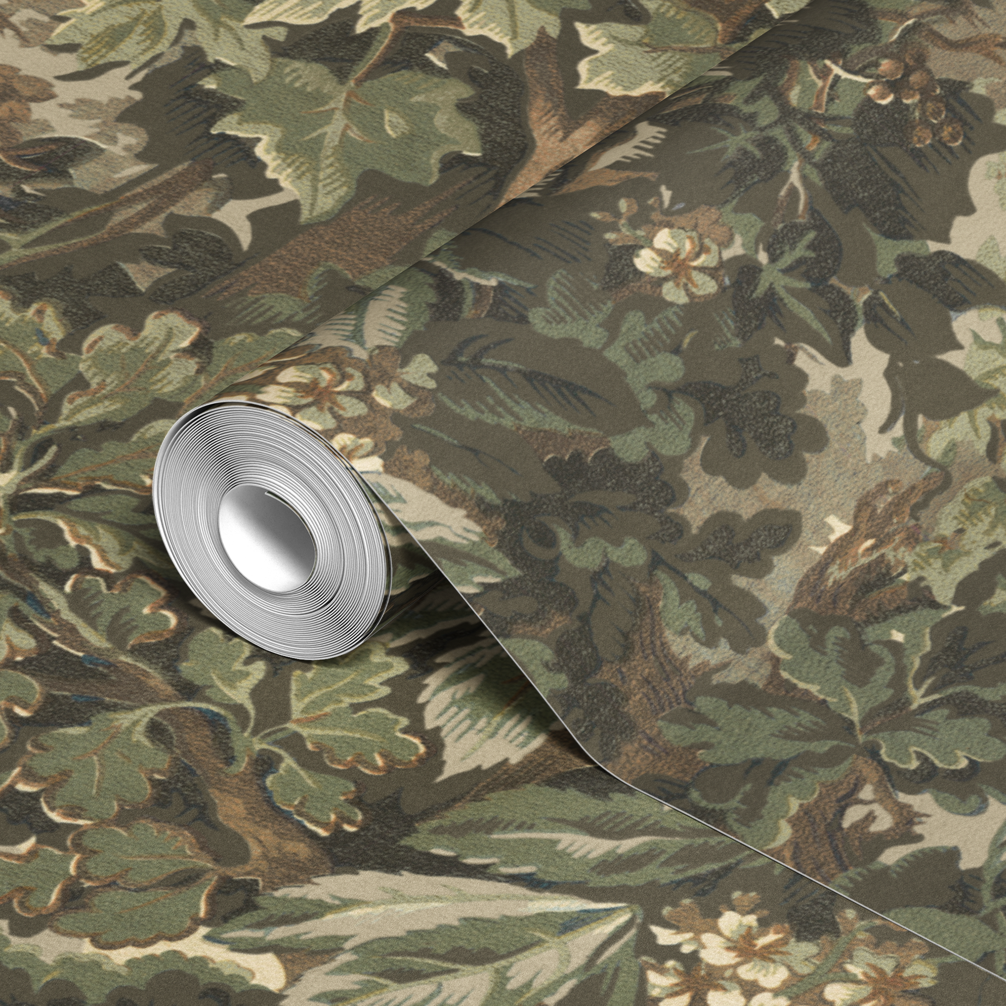 wallpaper roll closeup mockup