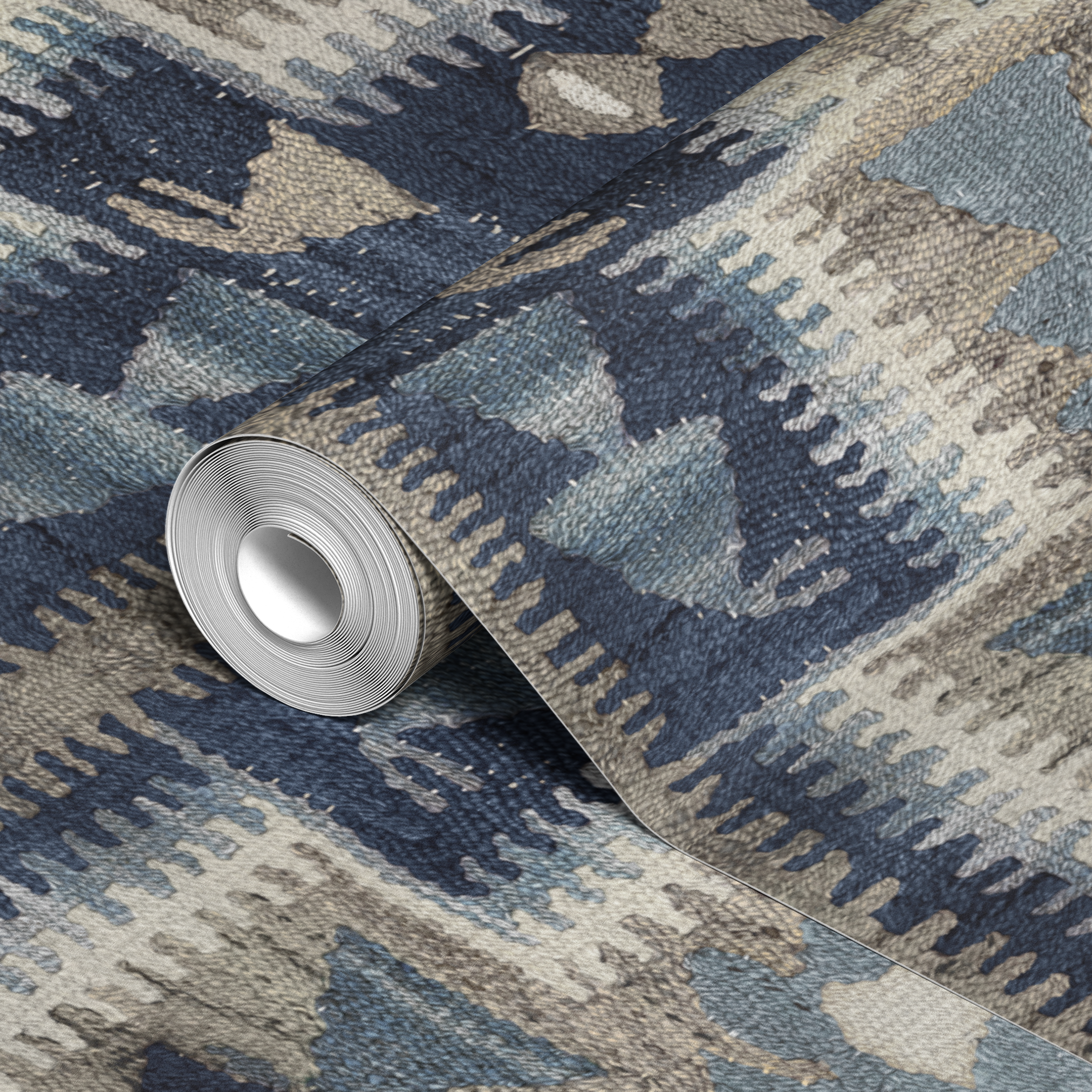 wallpaper roll closeup mockup