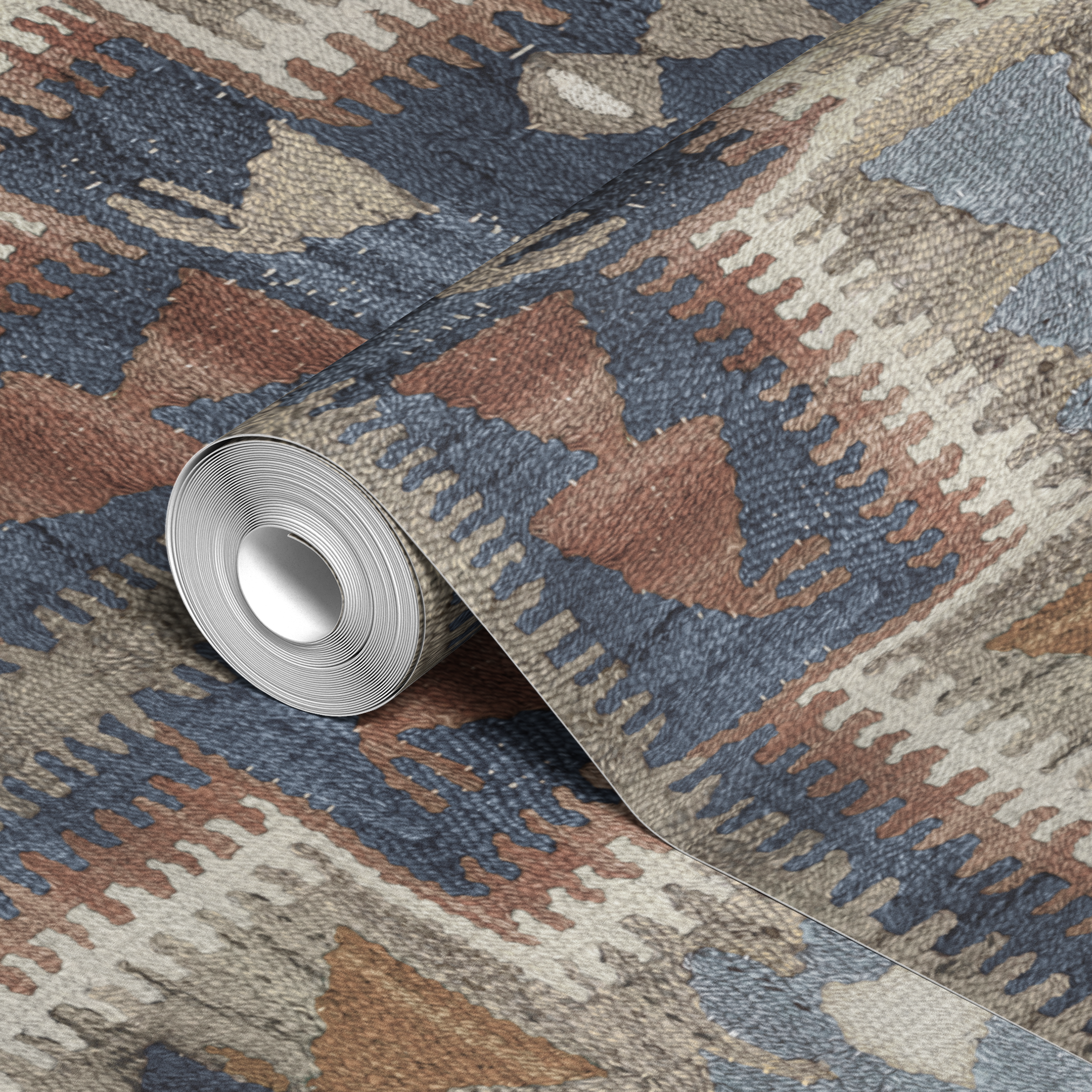 wallpaper roll closeup mockup