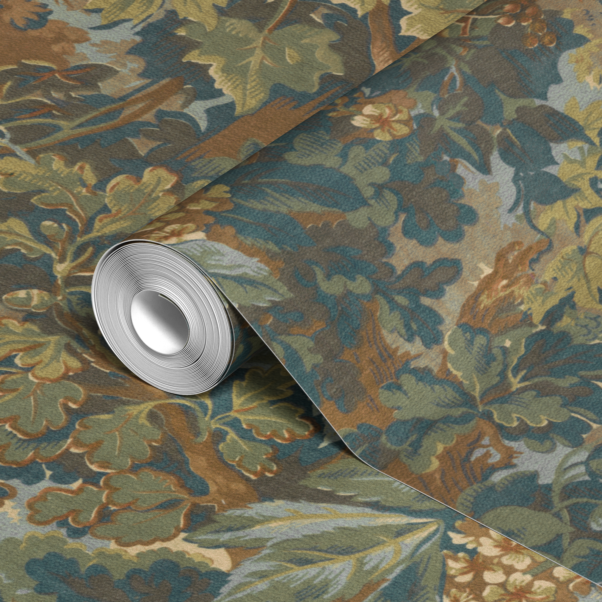 wallpaper roll closeup mockup