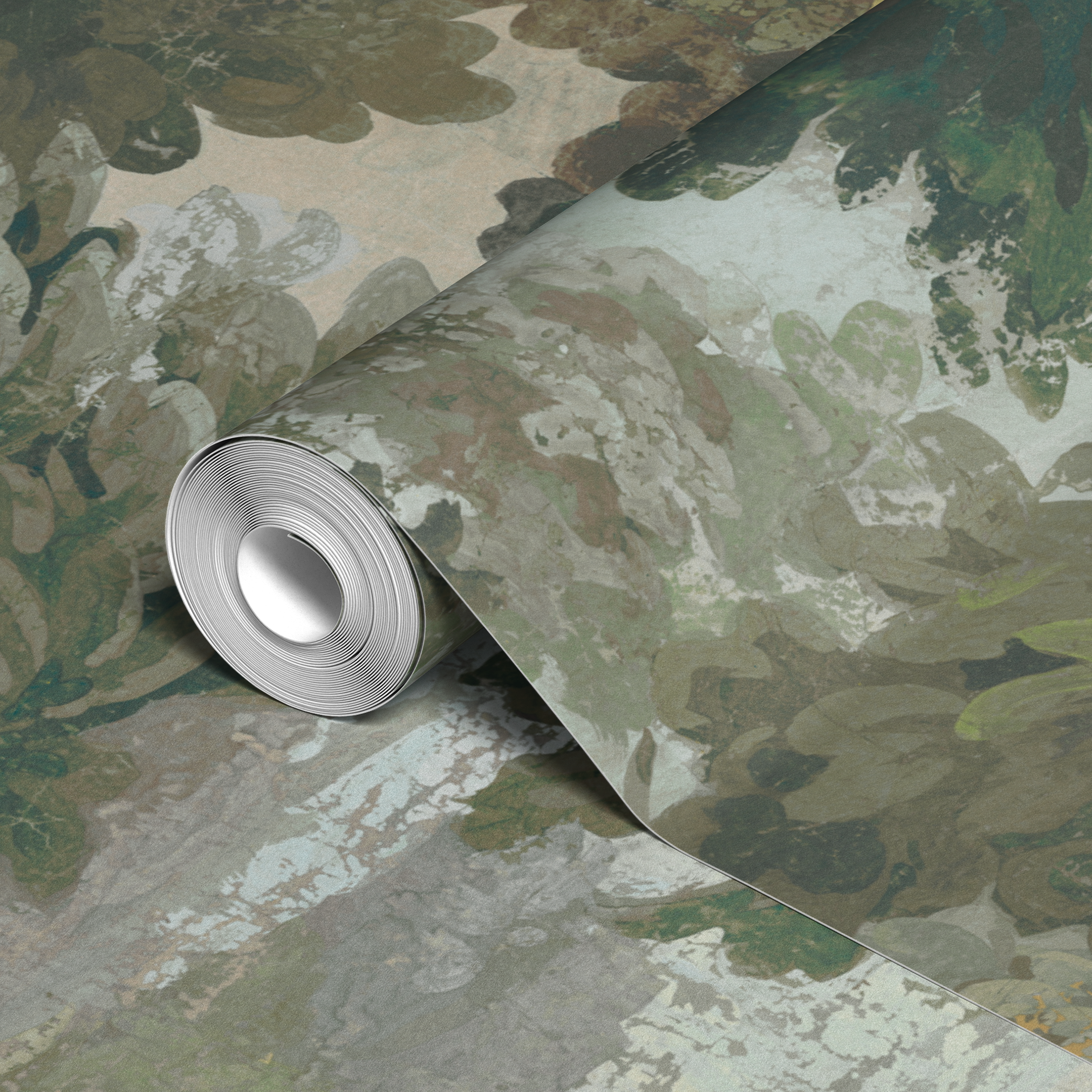 wallpaper roll closeup mockup