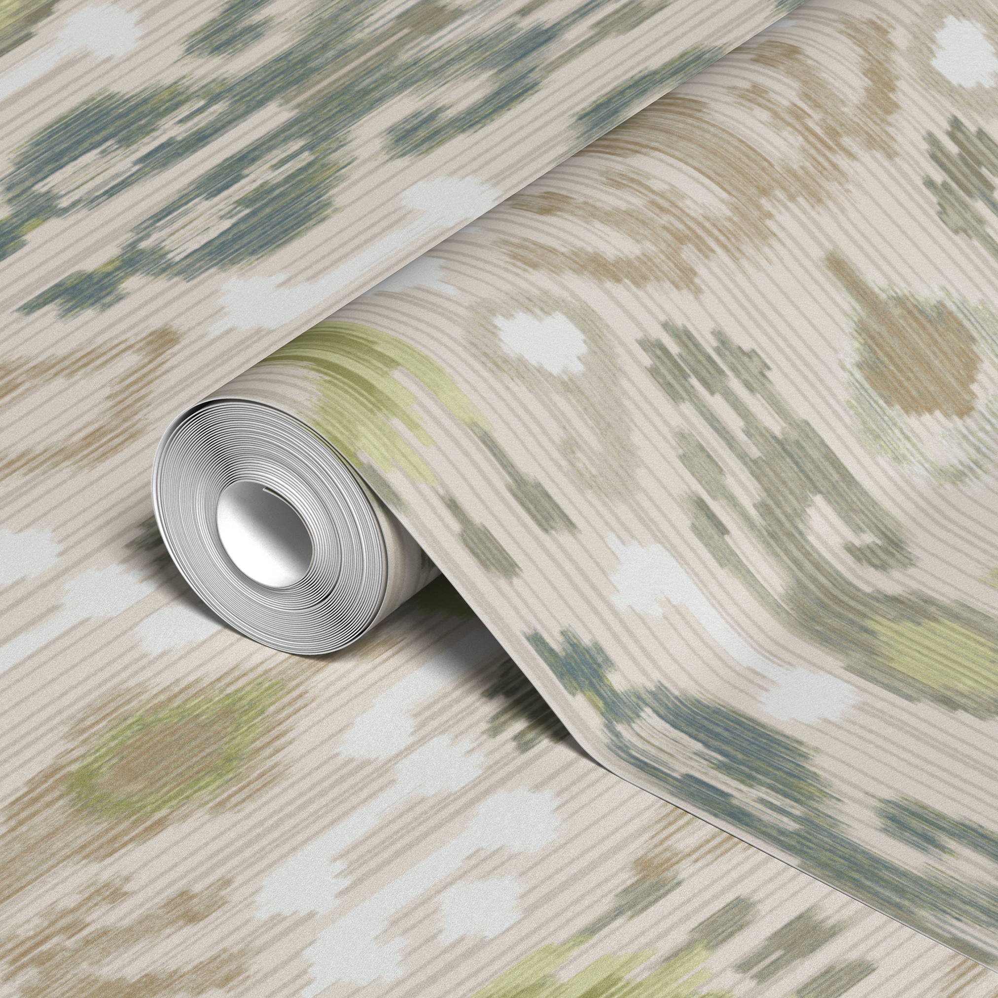 wallpaper roll closeup mockup