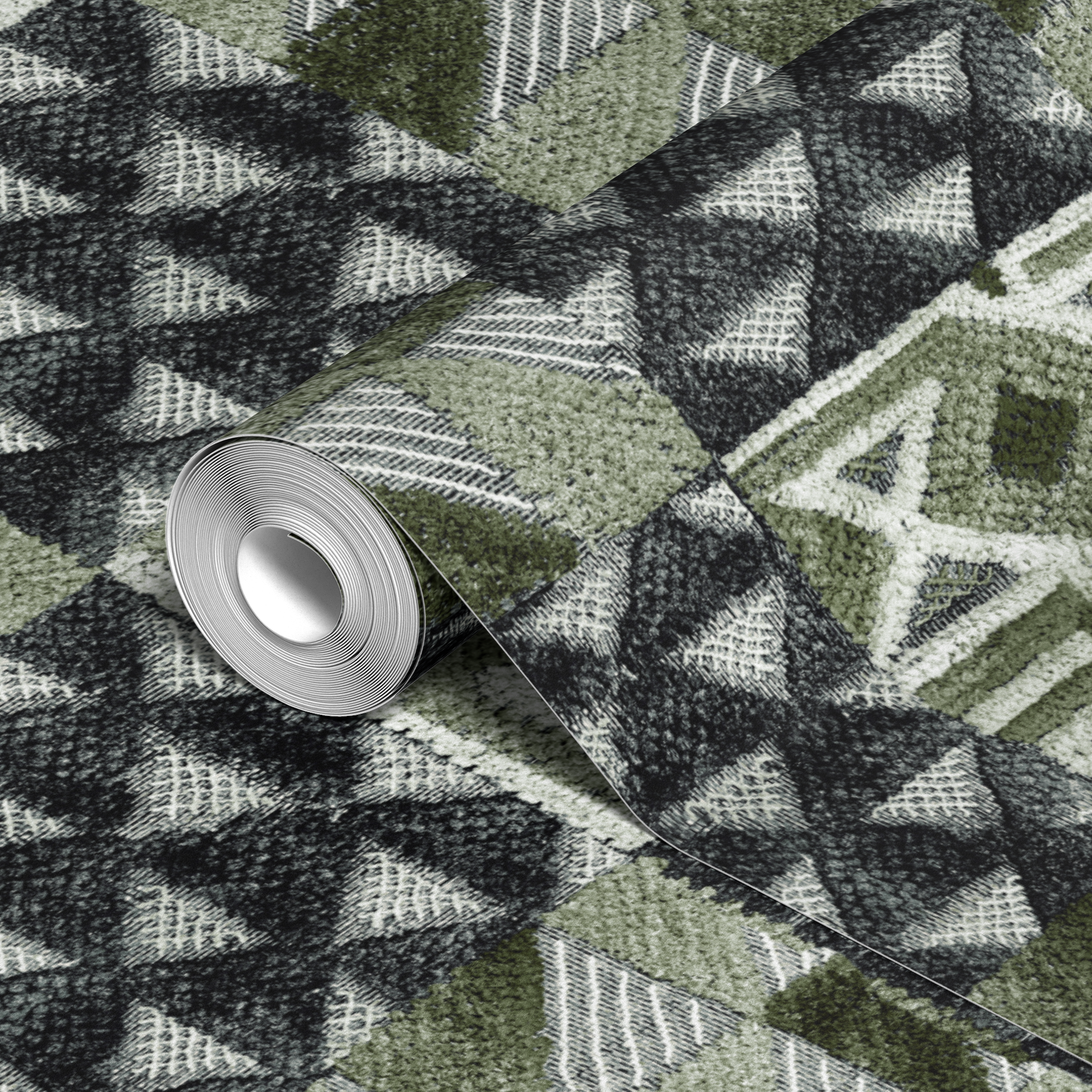 wallpaper roll closeup mockup