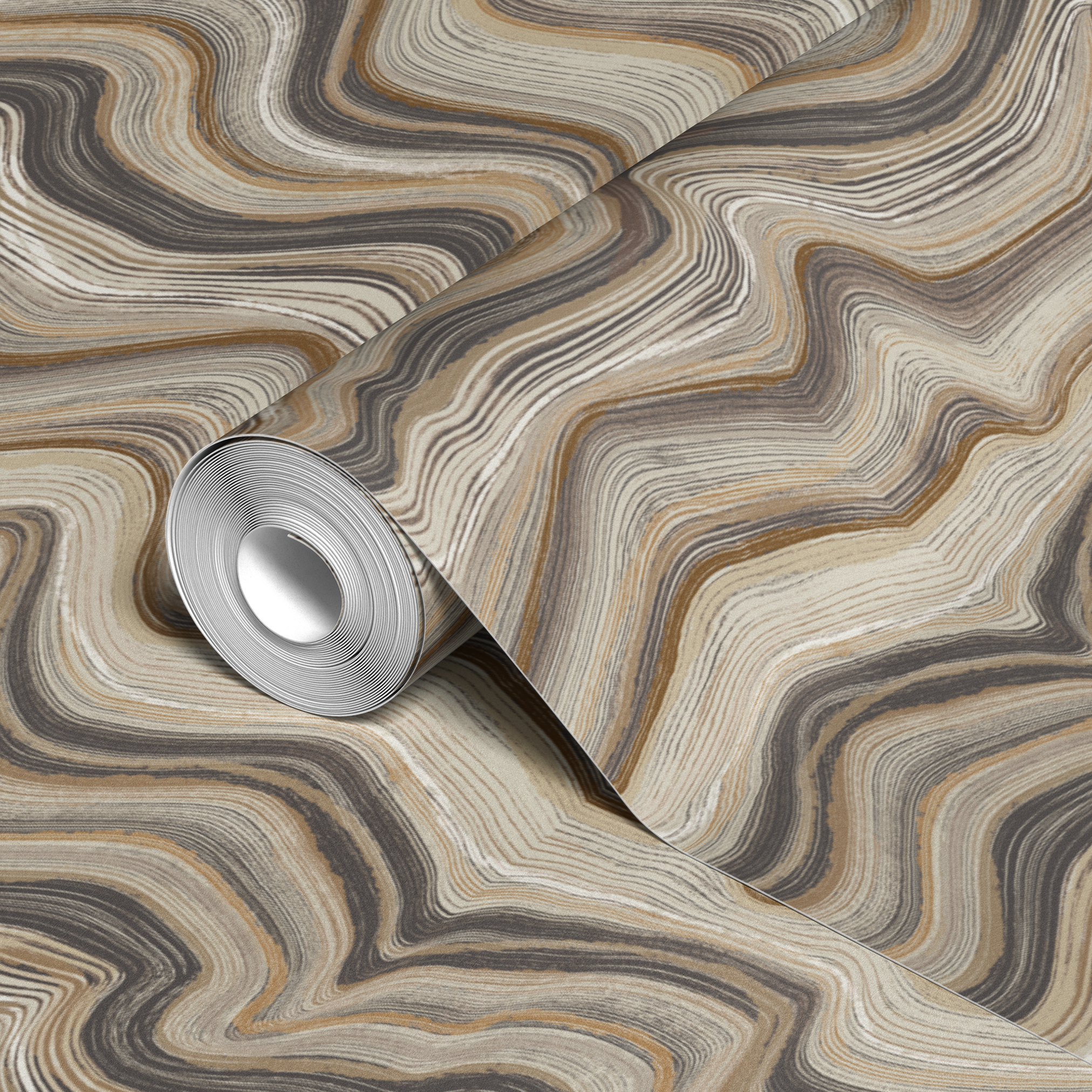 wallpaper roll closeup mockup