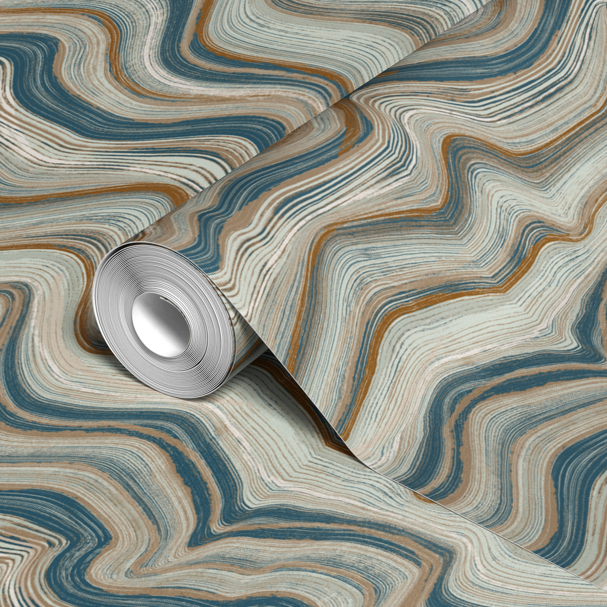 wallpaper roll closeup mockup