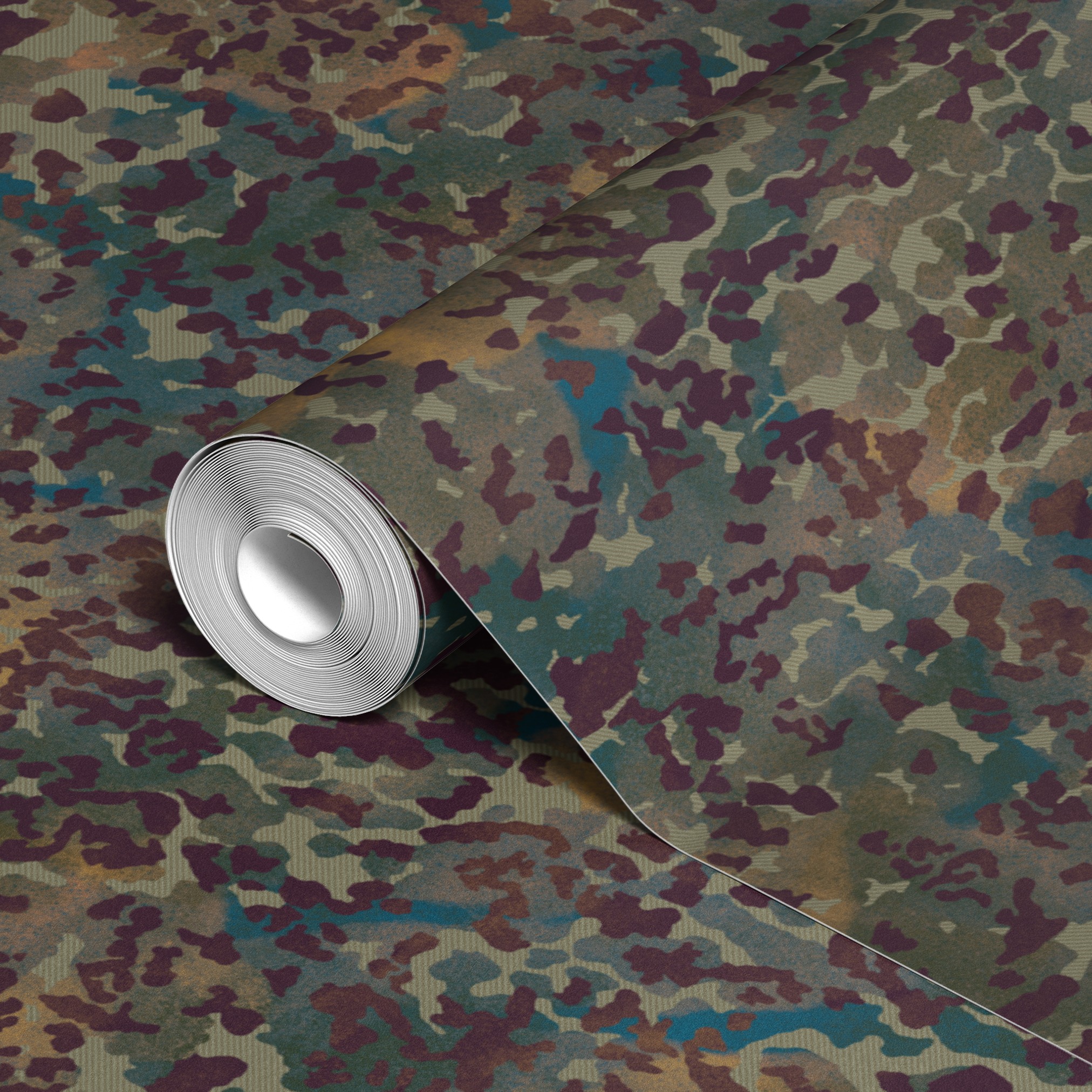 wallpaper roll closeup mockup