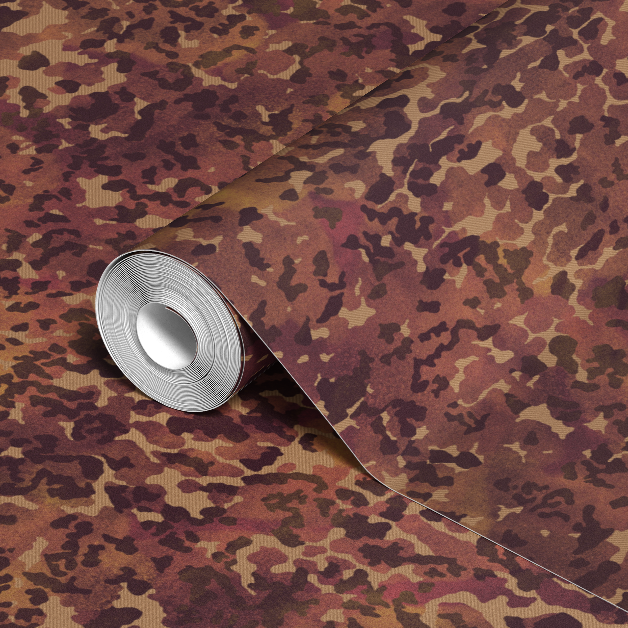 wallpaper roll closeup mockup