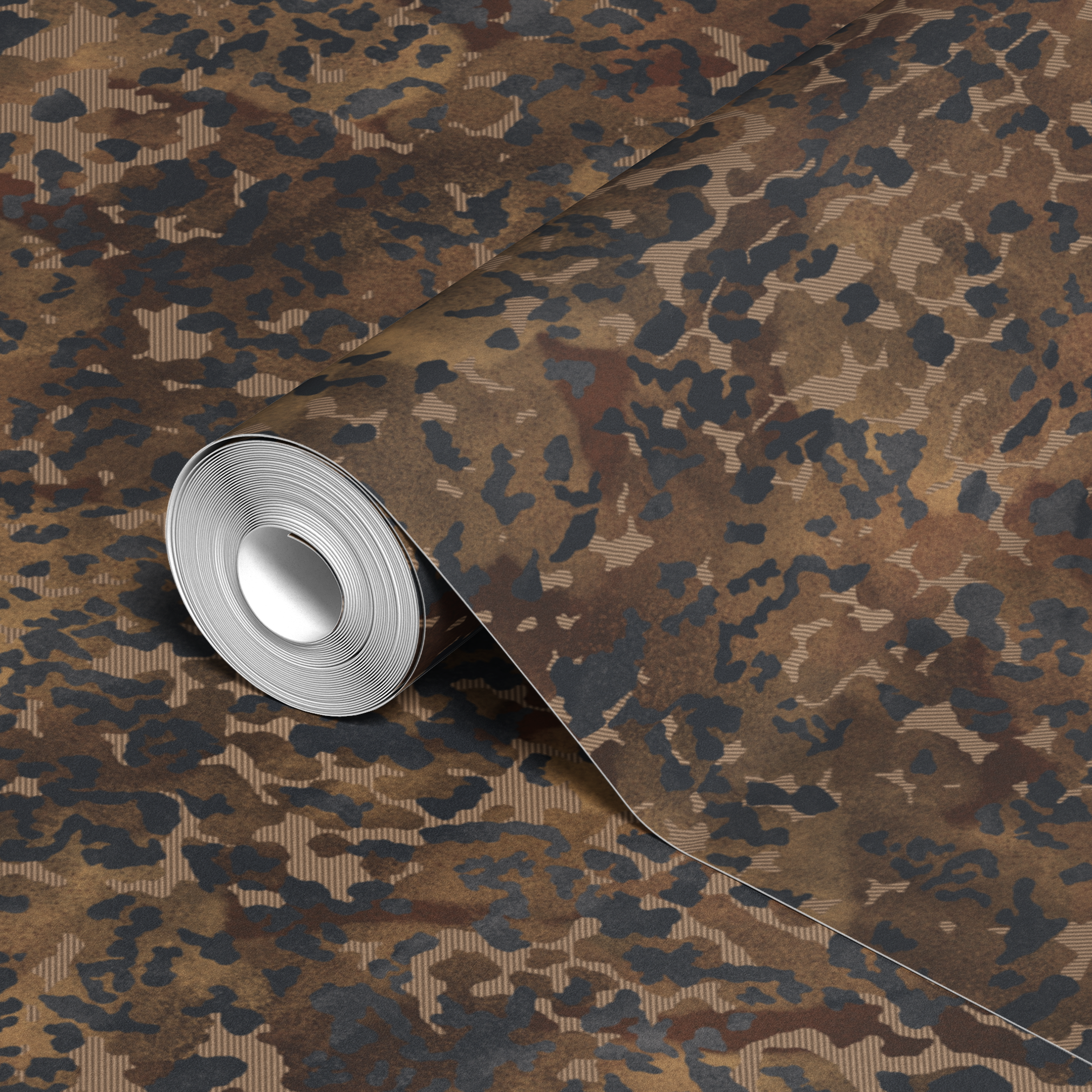 wallpaper roll closeup mockup