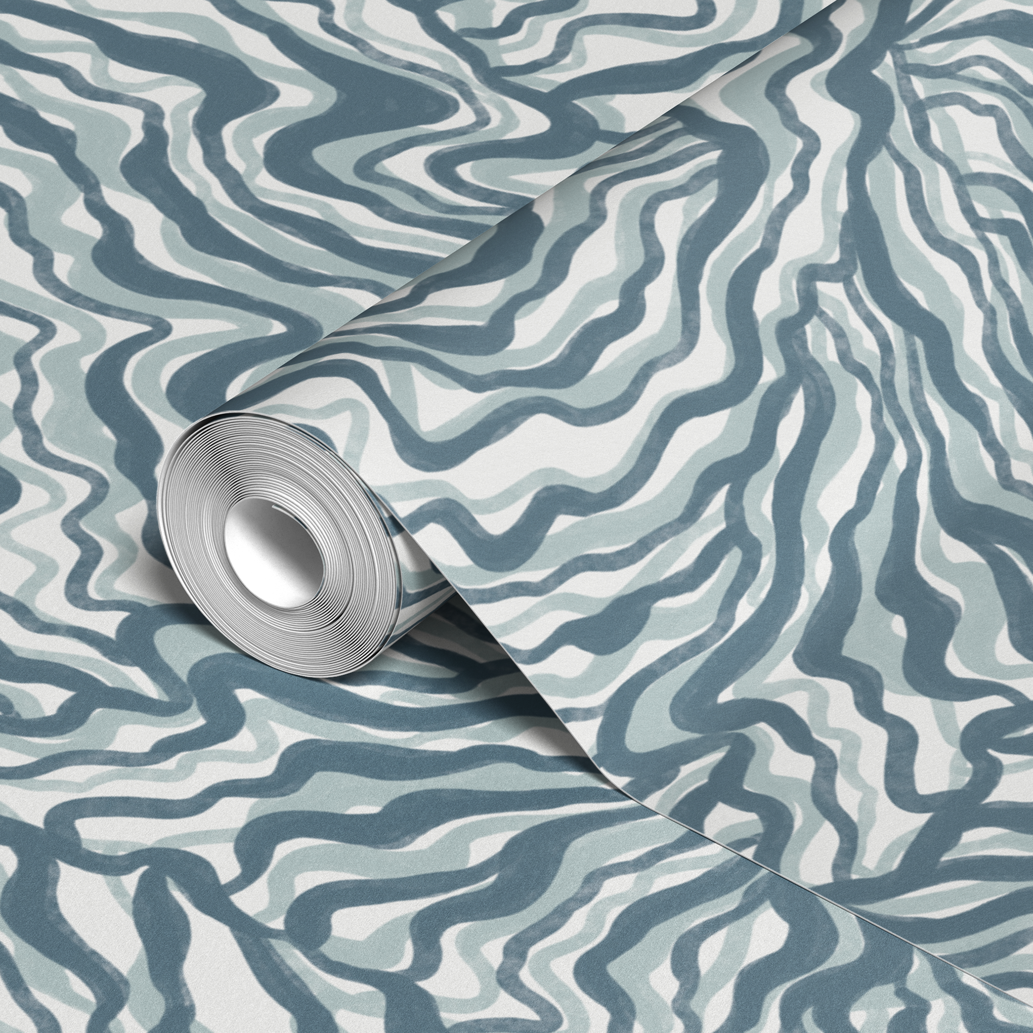 wallpaper roll closeup mockup