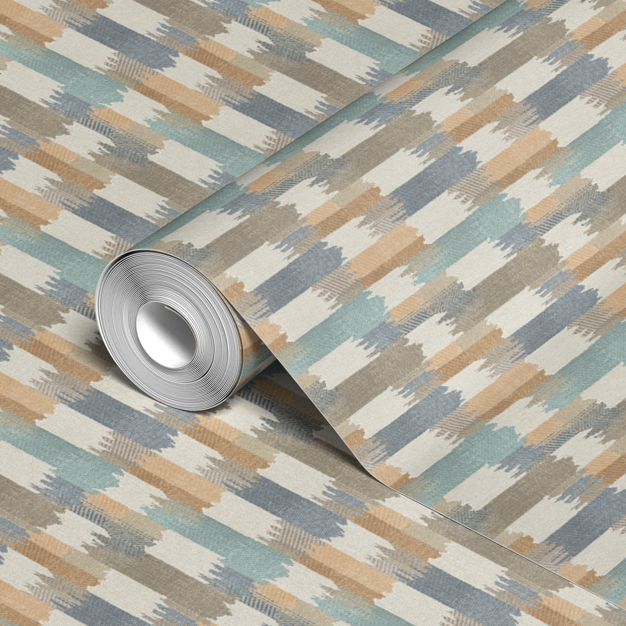 wallpaper roll closeup mockup