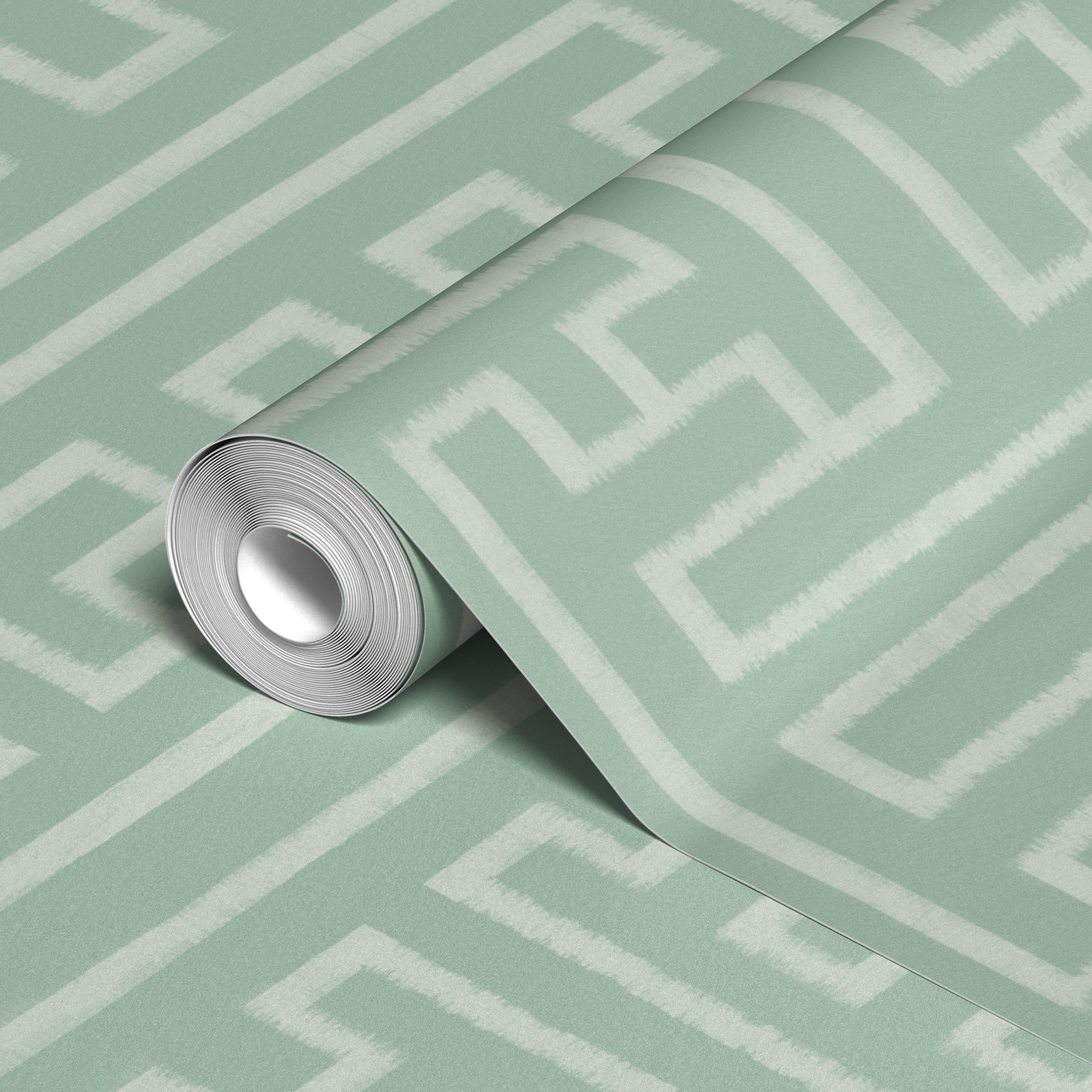 wallpaper roll closeup mockup