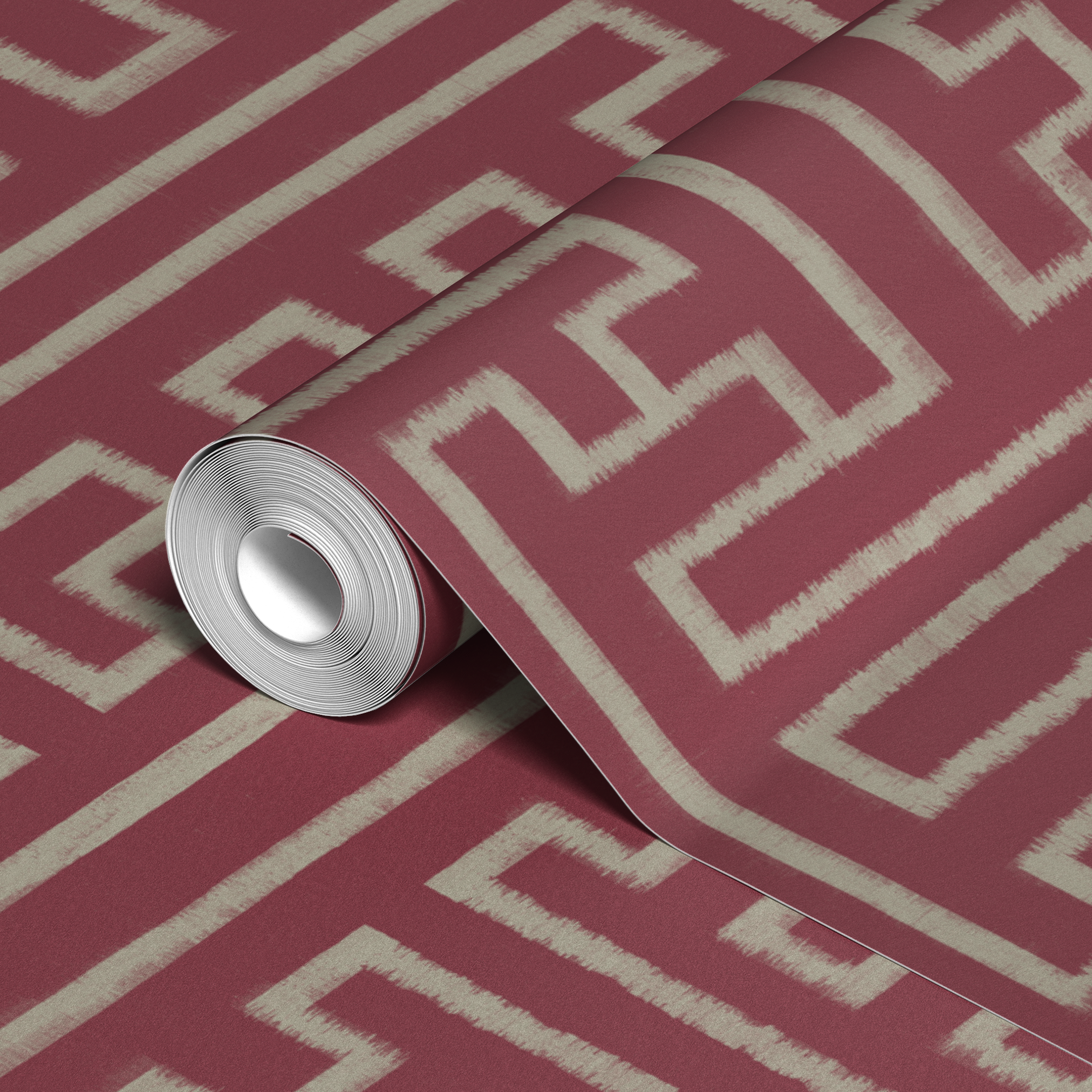 wallpaper roll closeup mockup