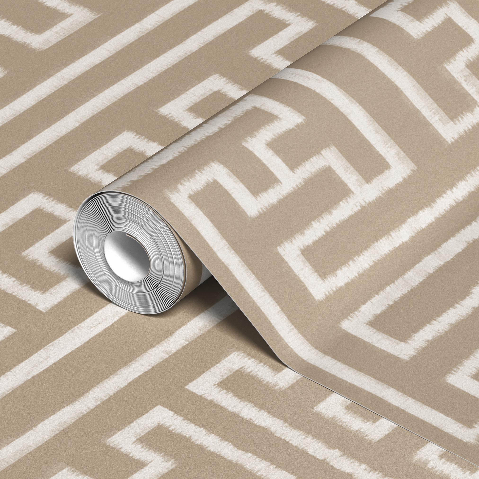 wallpaper roll closeup mockup