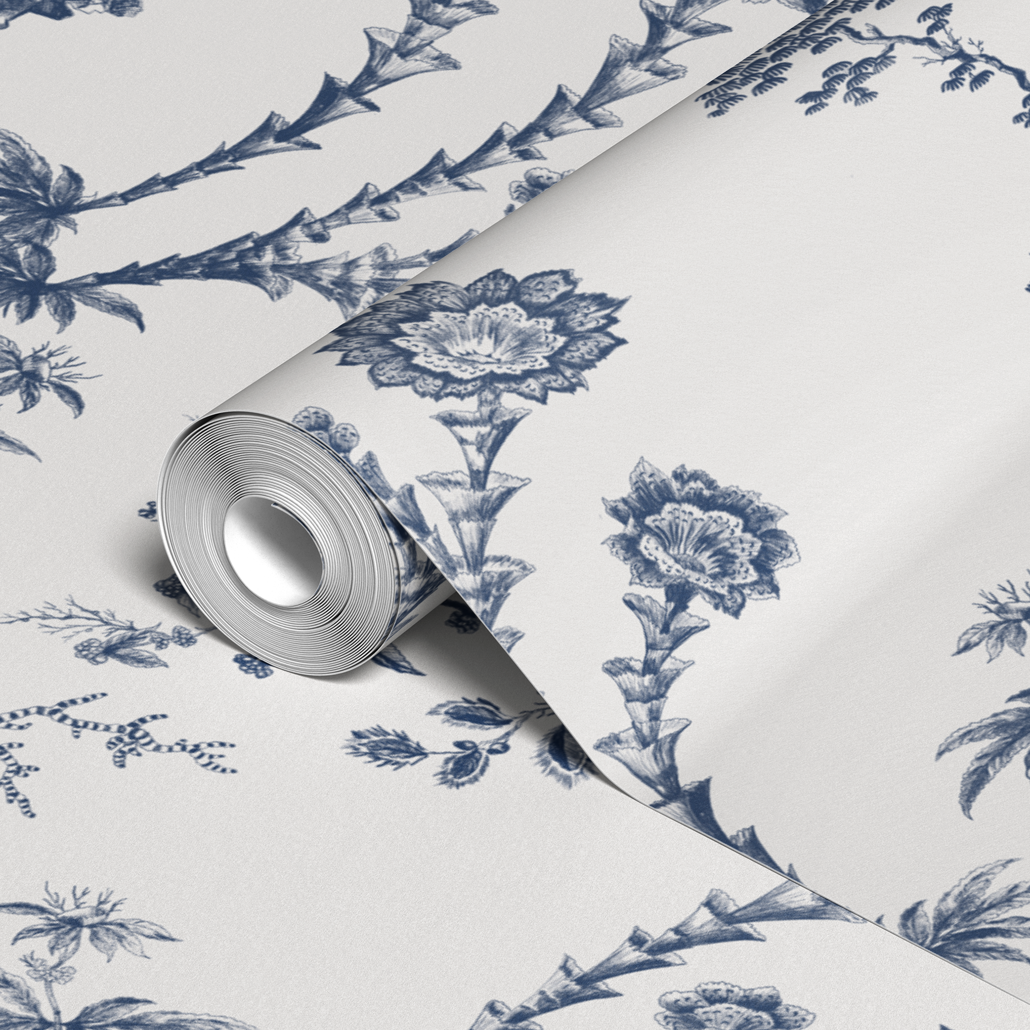 wallpaper roll closeup mockup