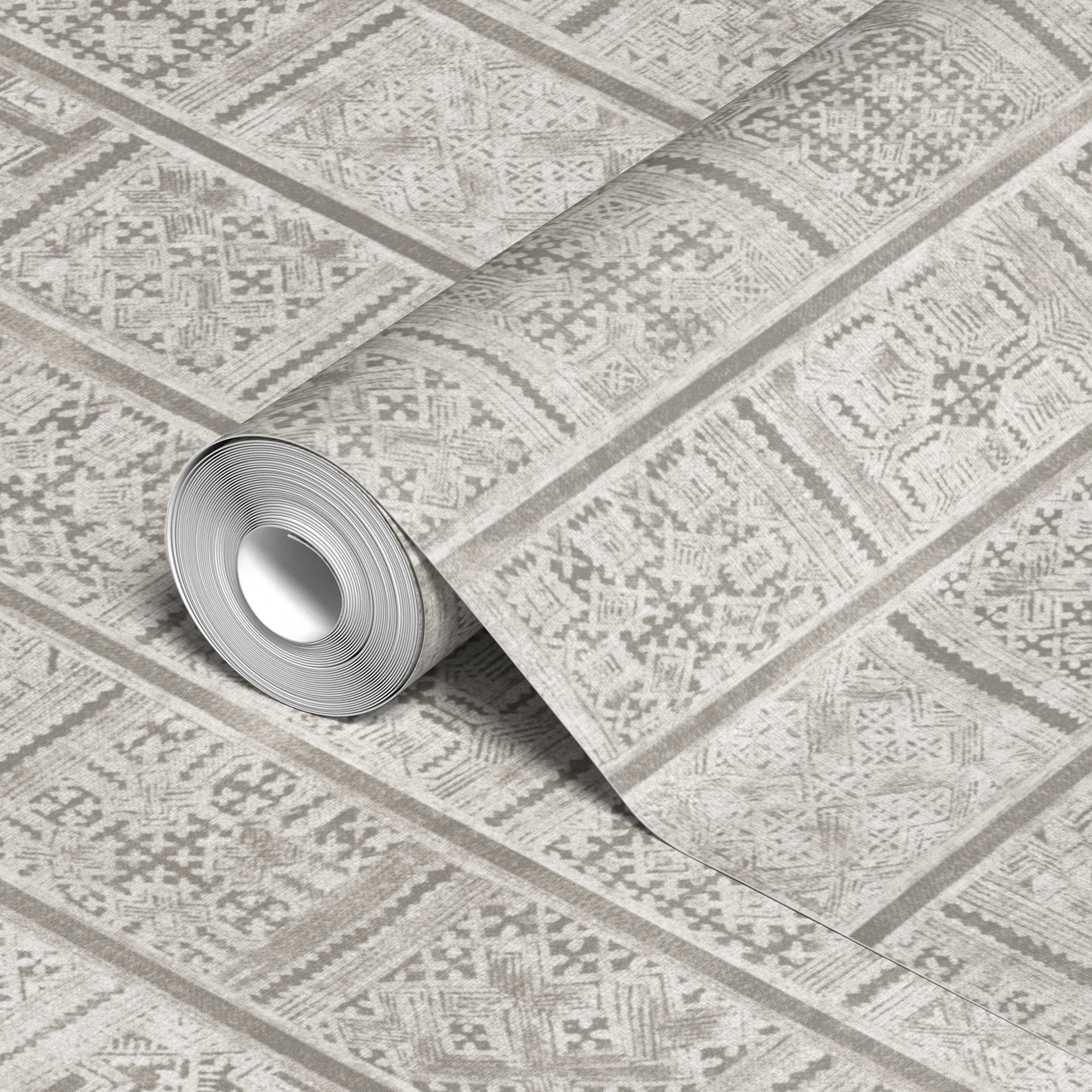 wallpaper roll closeup mockup