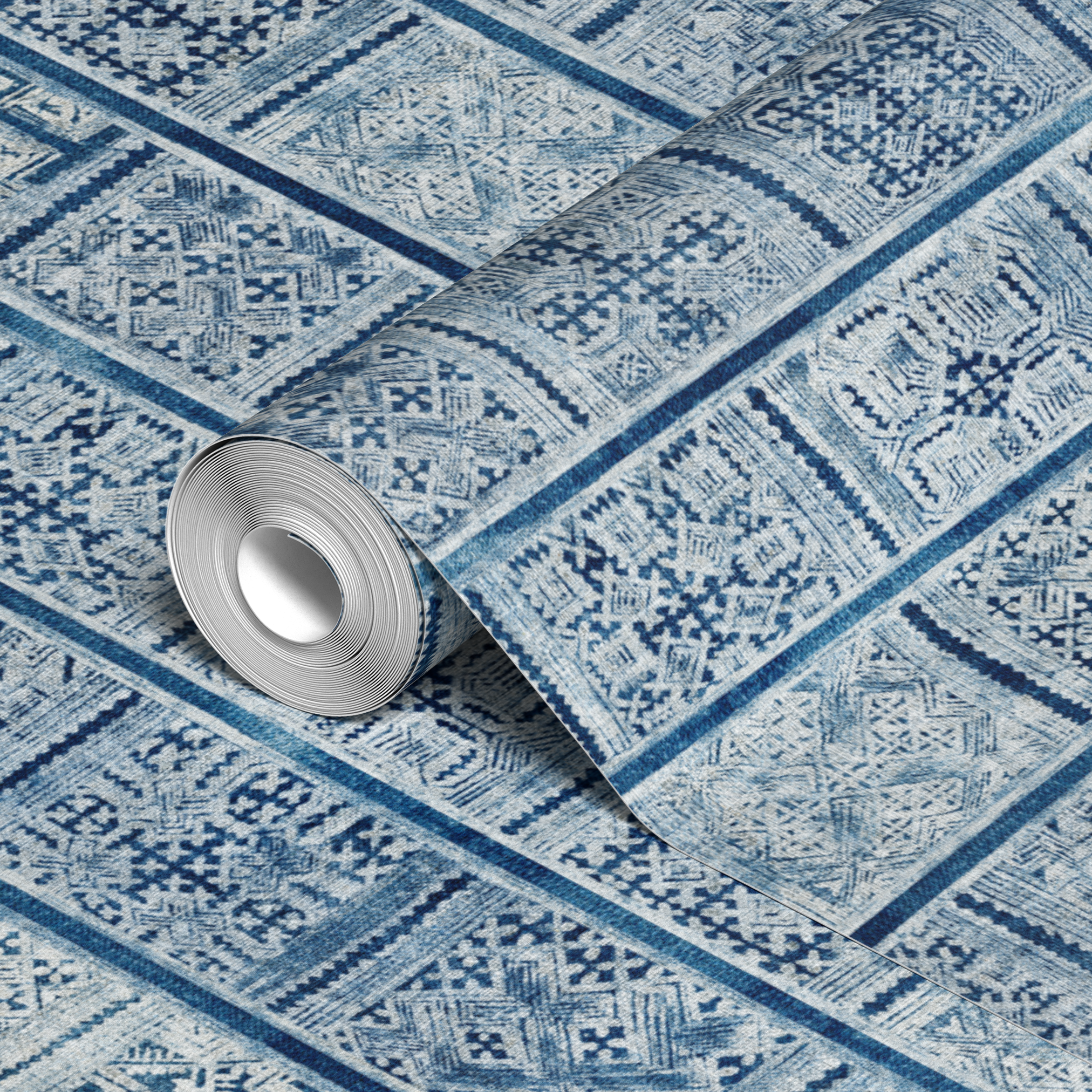 wallpaper roll closeup mockup