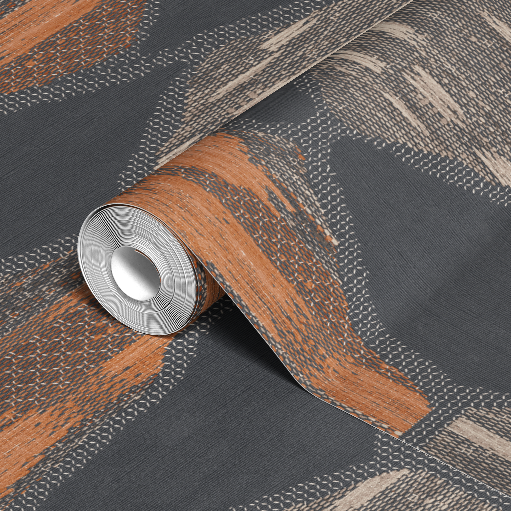 wallpaper roll closeup mockup