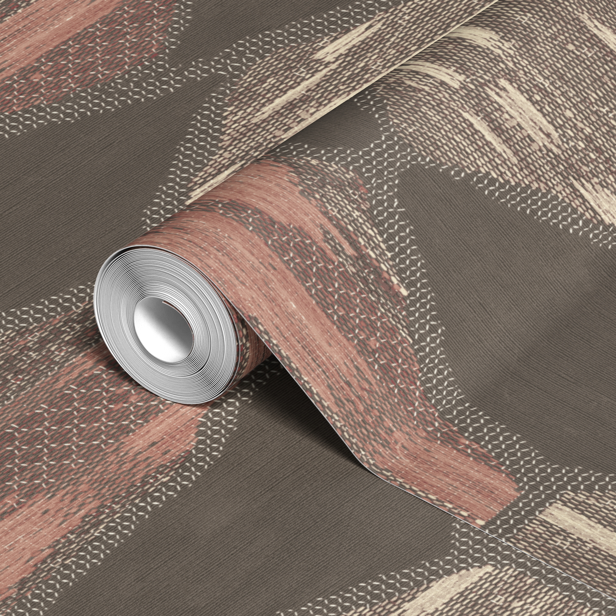 wallpaper roll closeup mockup