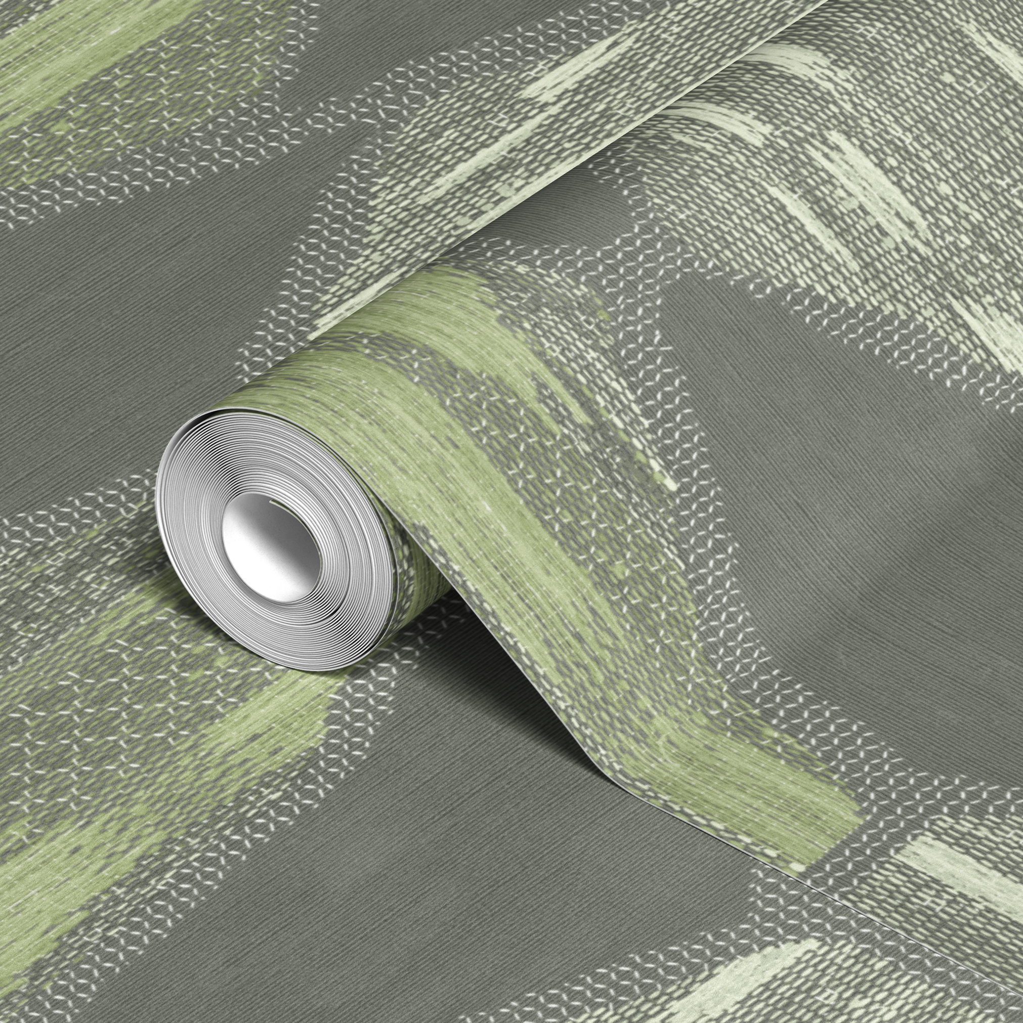 wallpaper roll closeup mockup