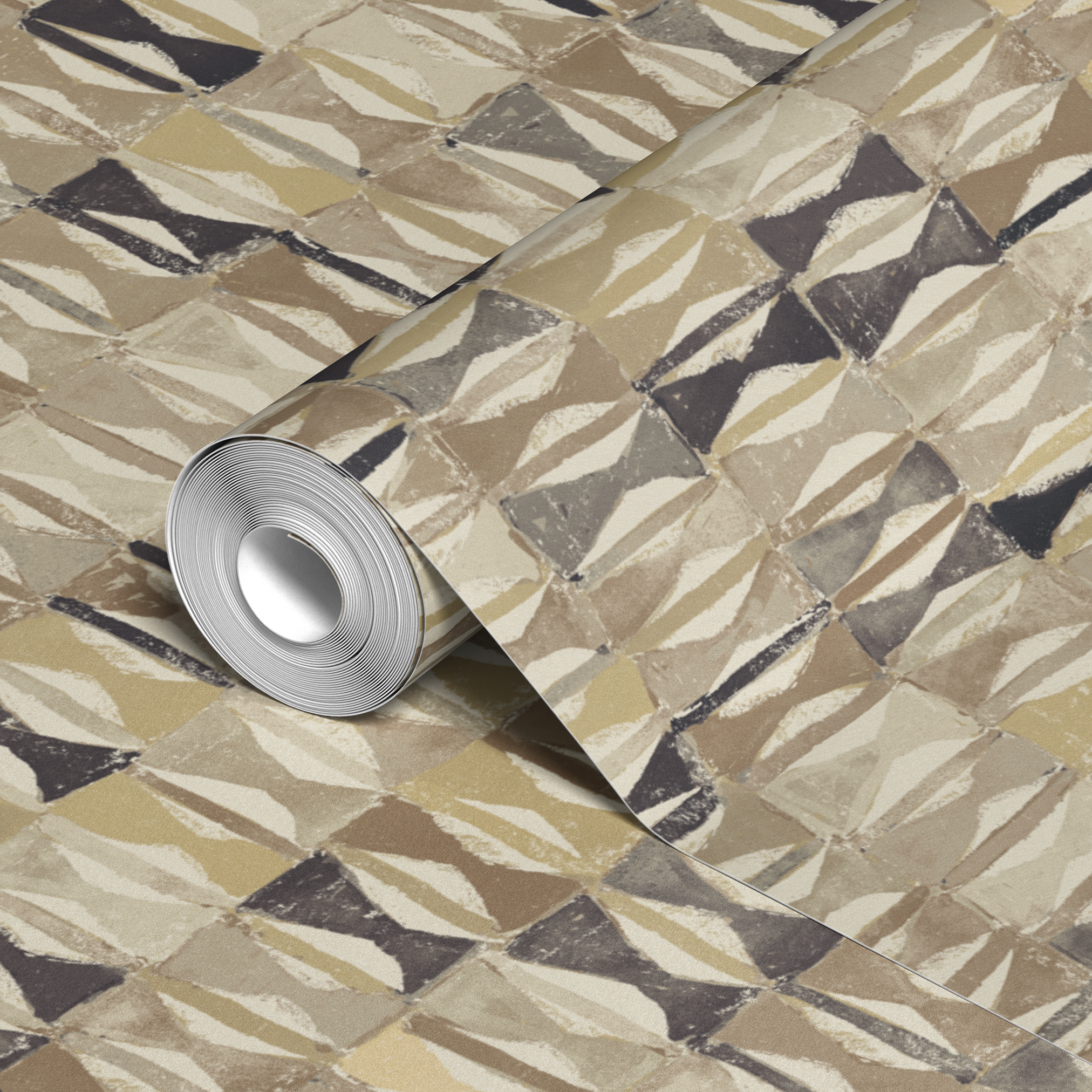 wallpaper roll closeup mockup