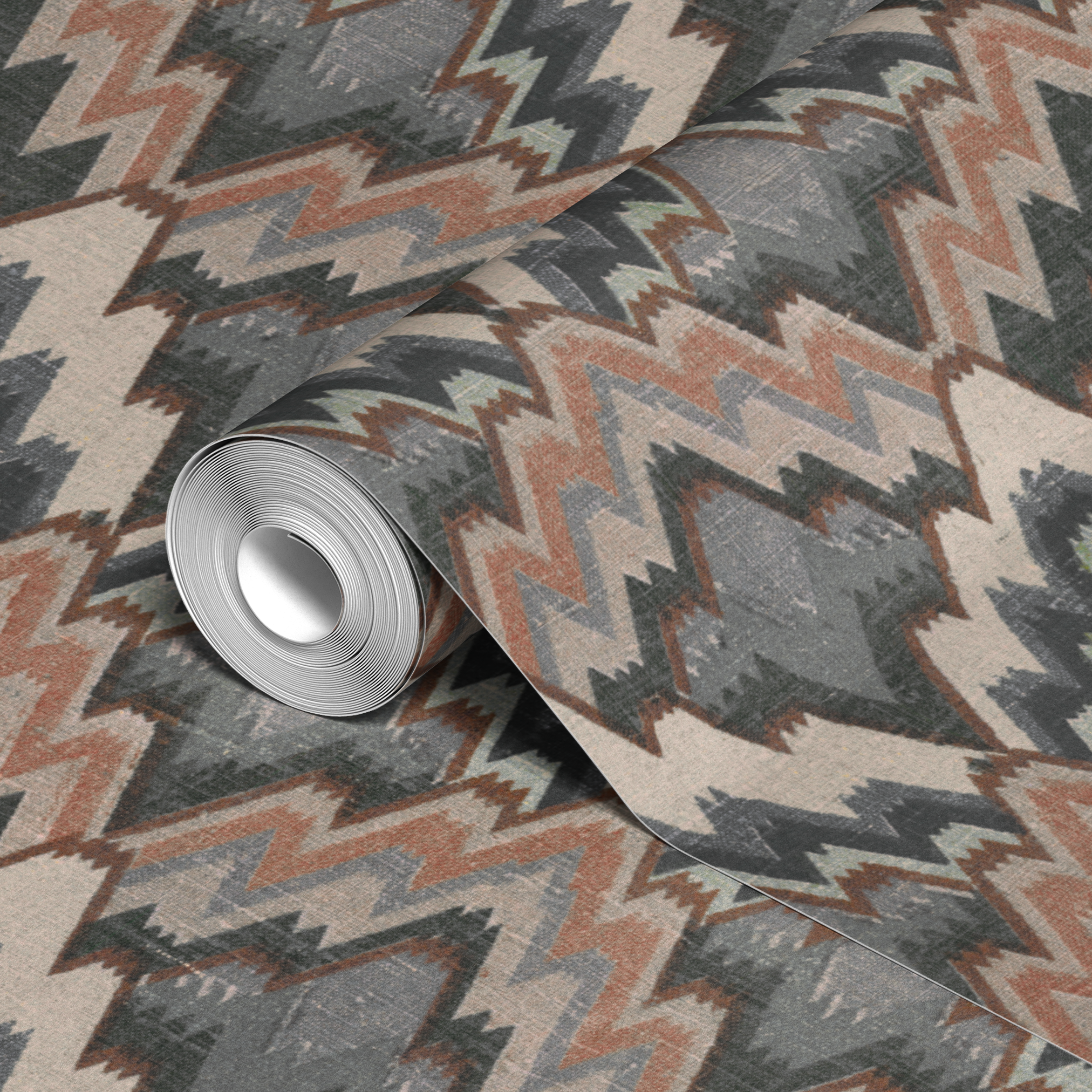 wallpaper roll closeup mockup