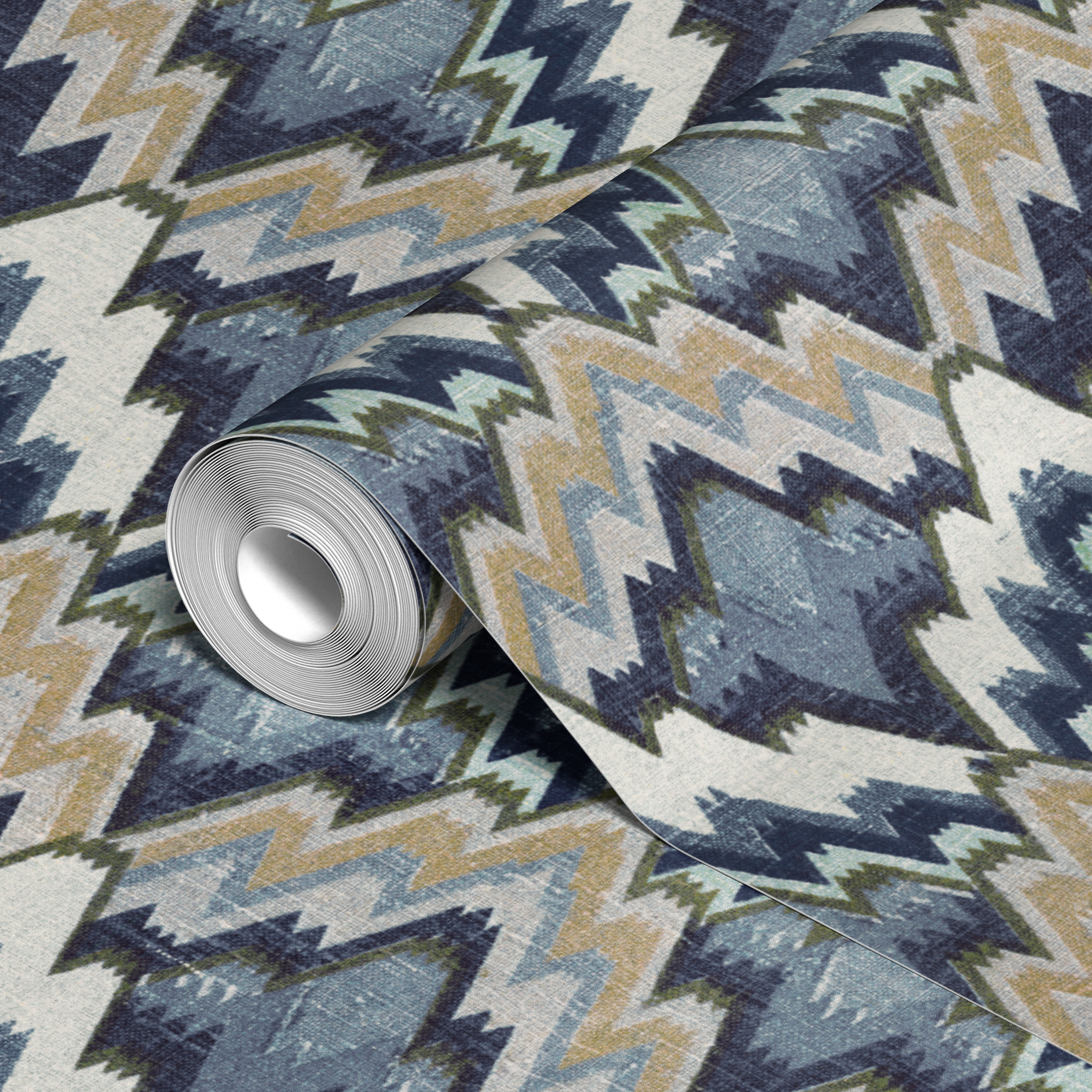 wallpaper roll closeup mockup