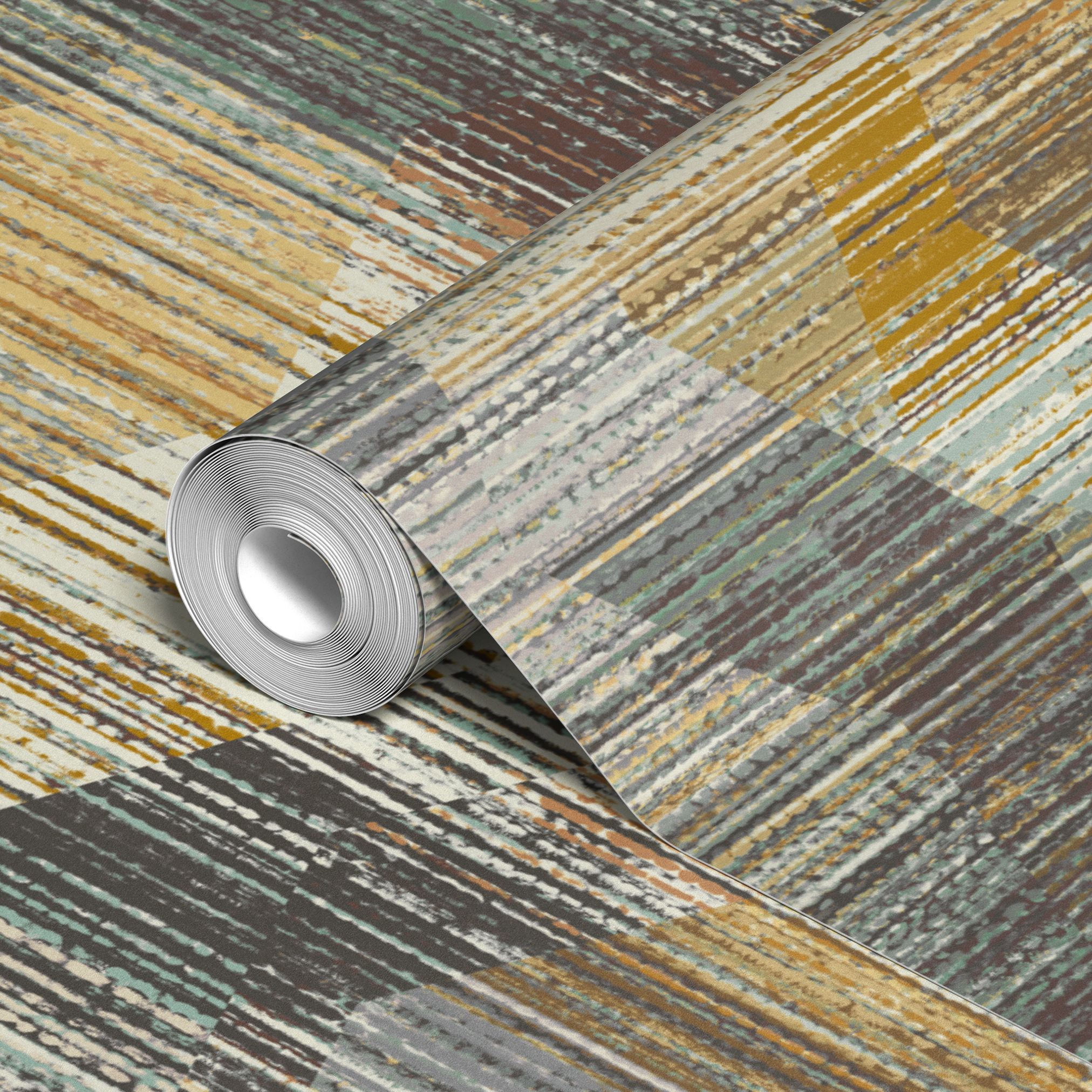 wallpaper roll closeup mockup