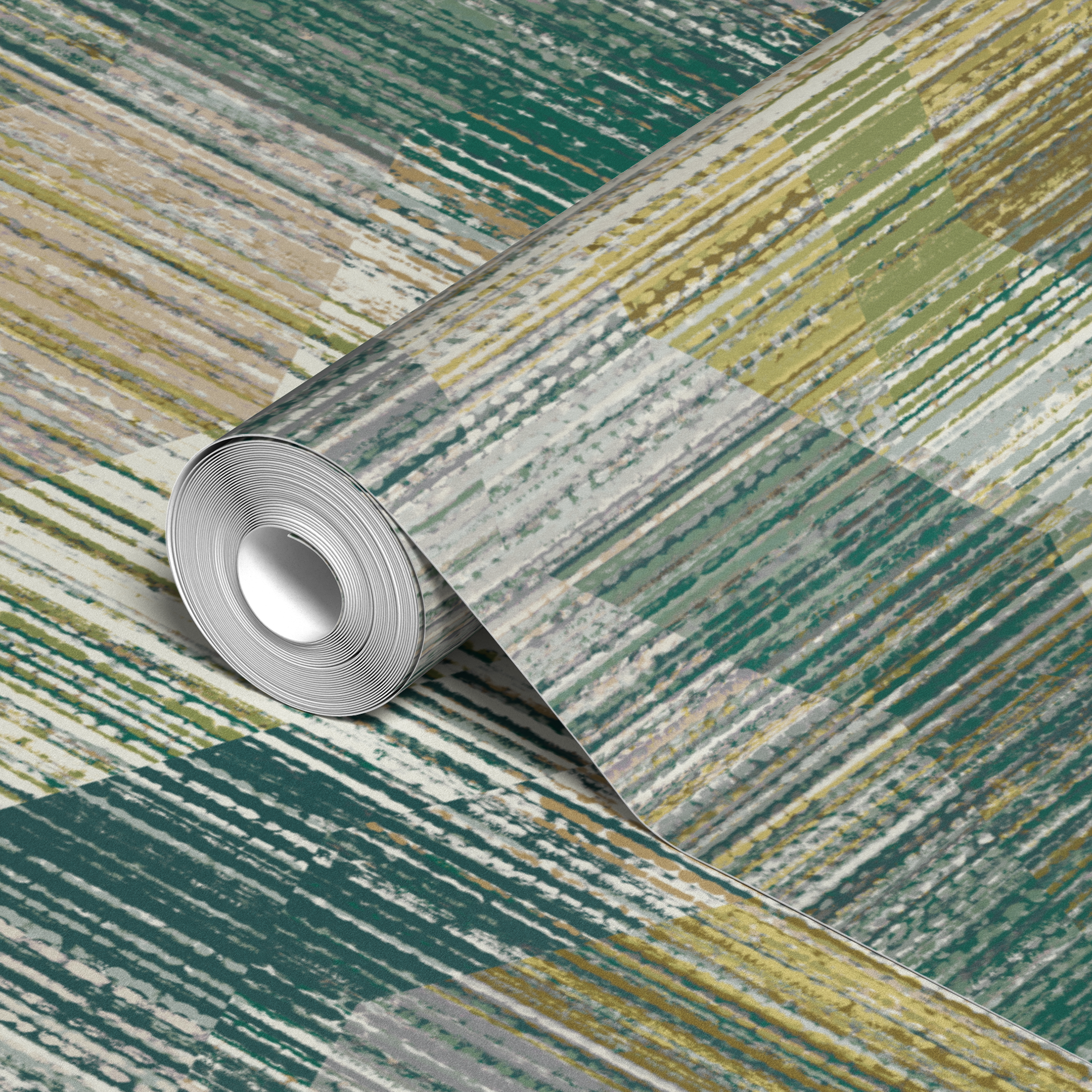 wallpaper roll closeup mockup