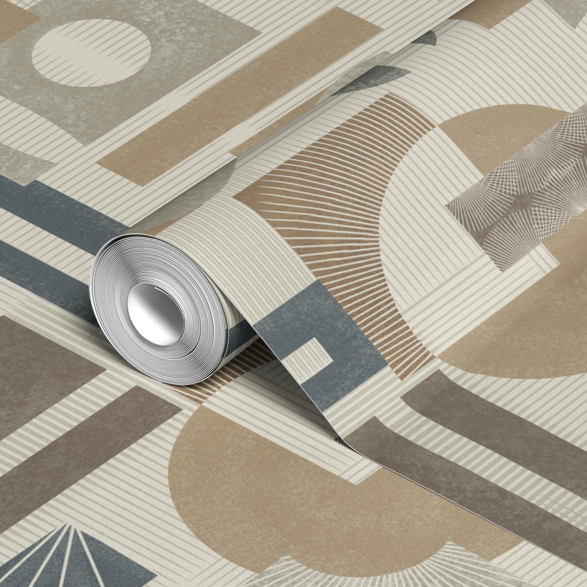 wallpaper roll closeup mockup