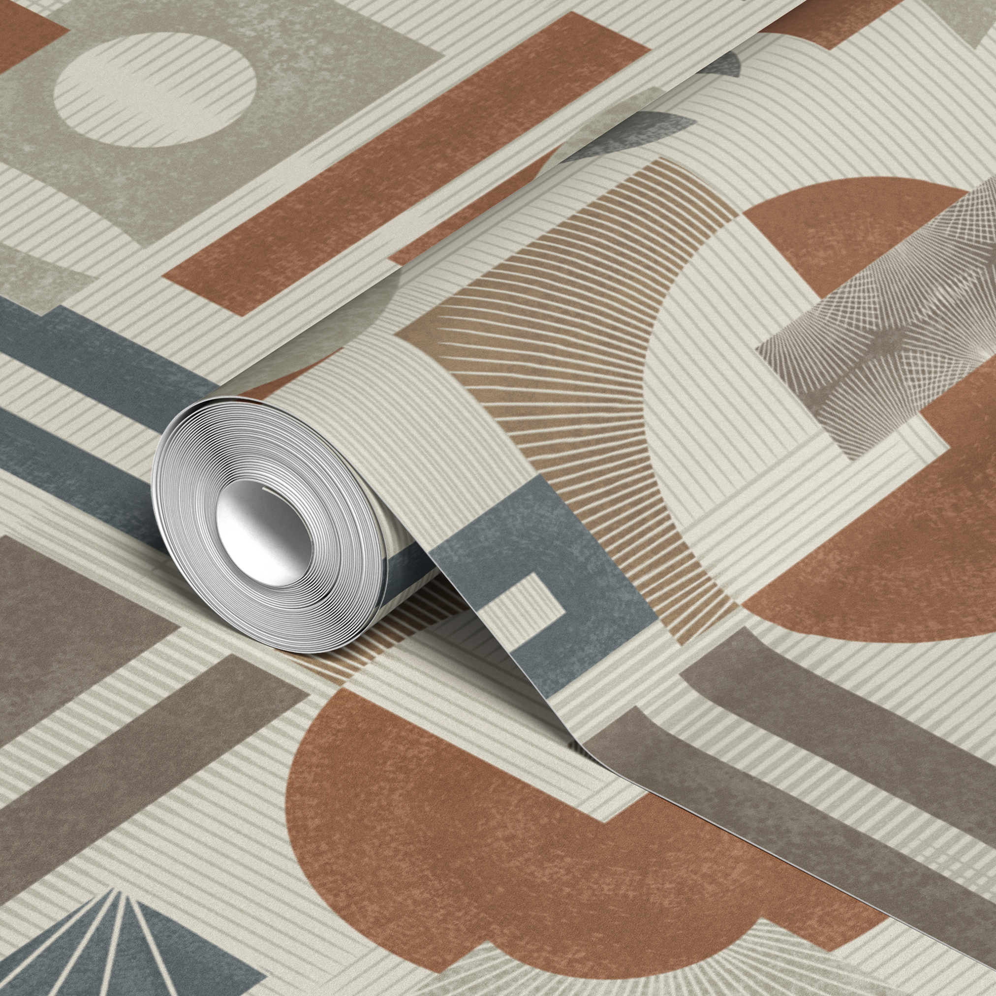 wallpaper roll closeup mockup